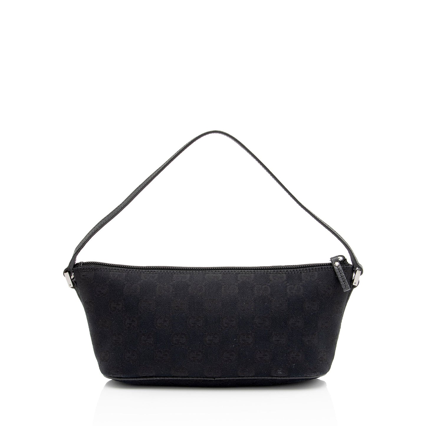 Gucci Pochette Leather Canvas Clutch