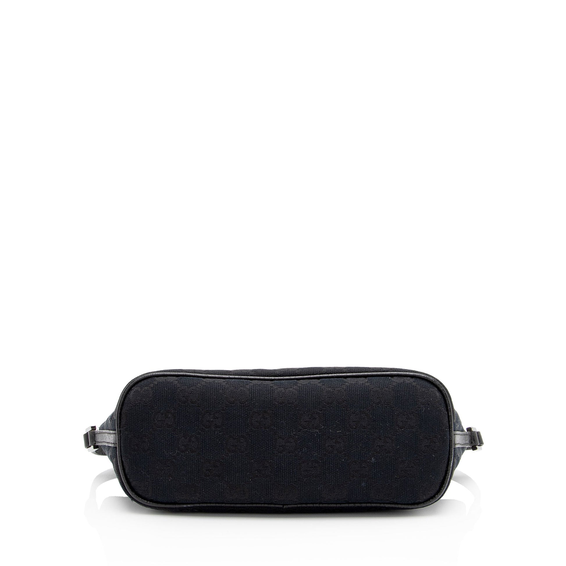 Gucci Pochette Leather Canvas Clutch