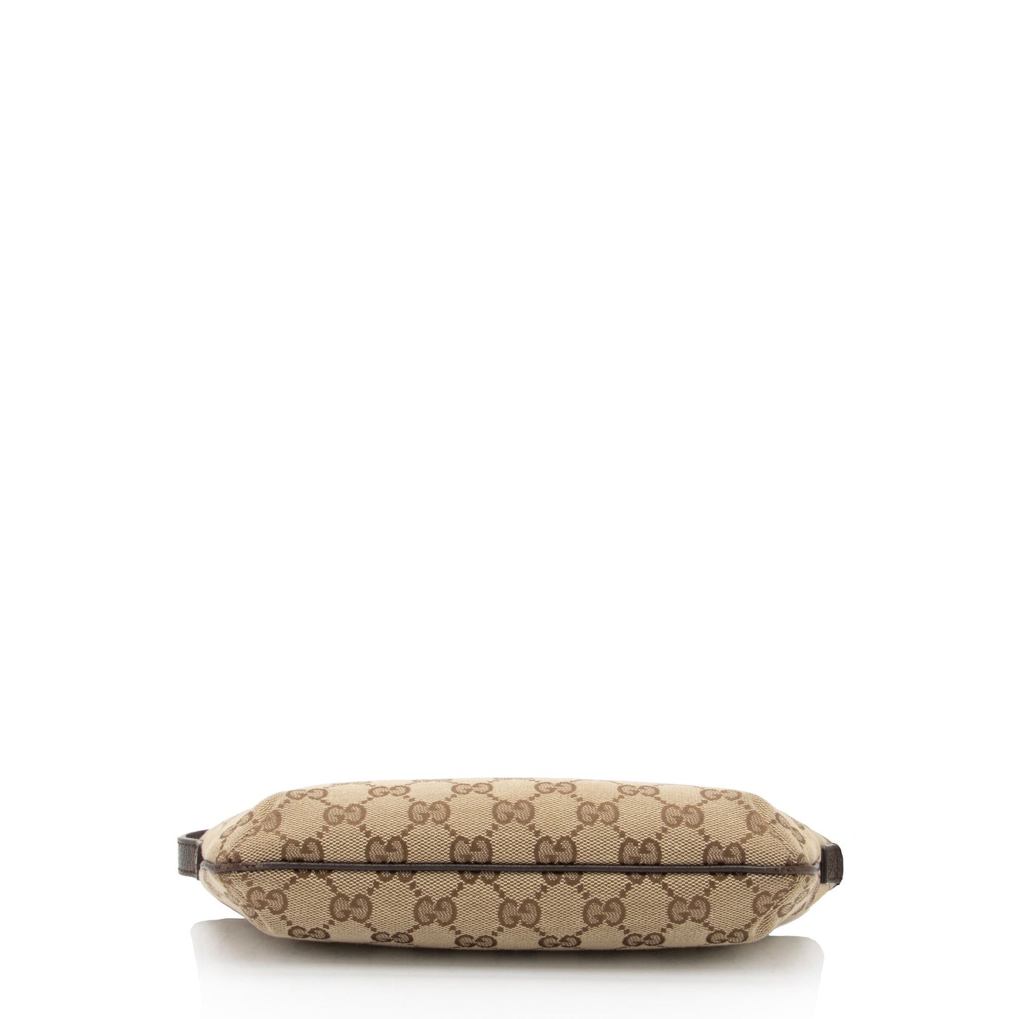 Gucci Pochette Leather Canvas Clutch