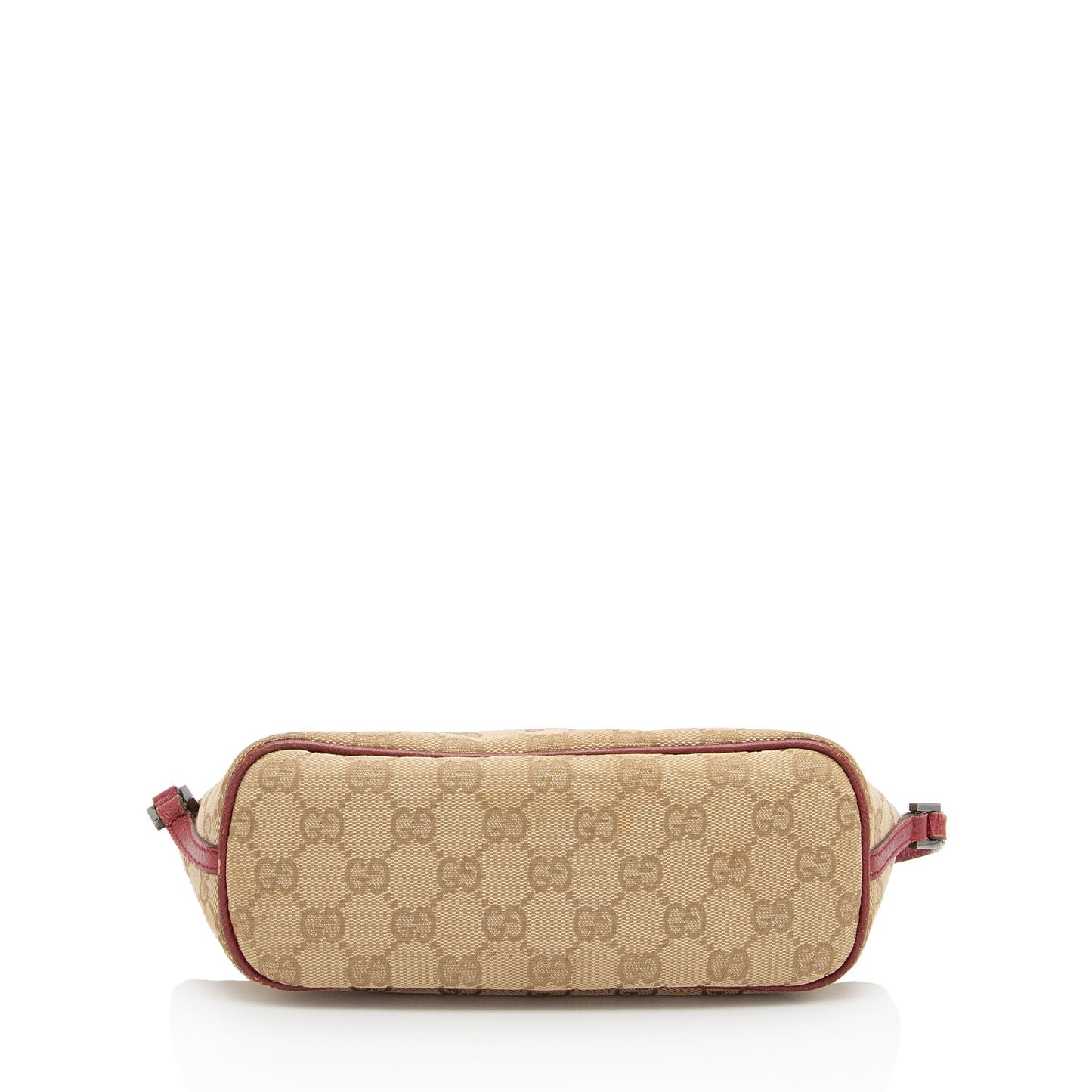 Gucci Pochette Leather Canvas Clutch