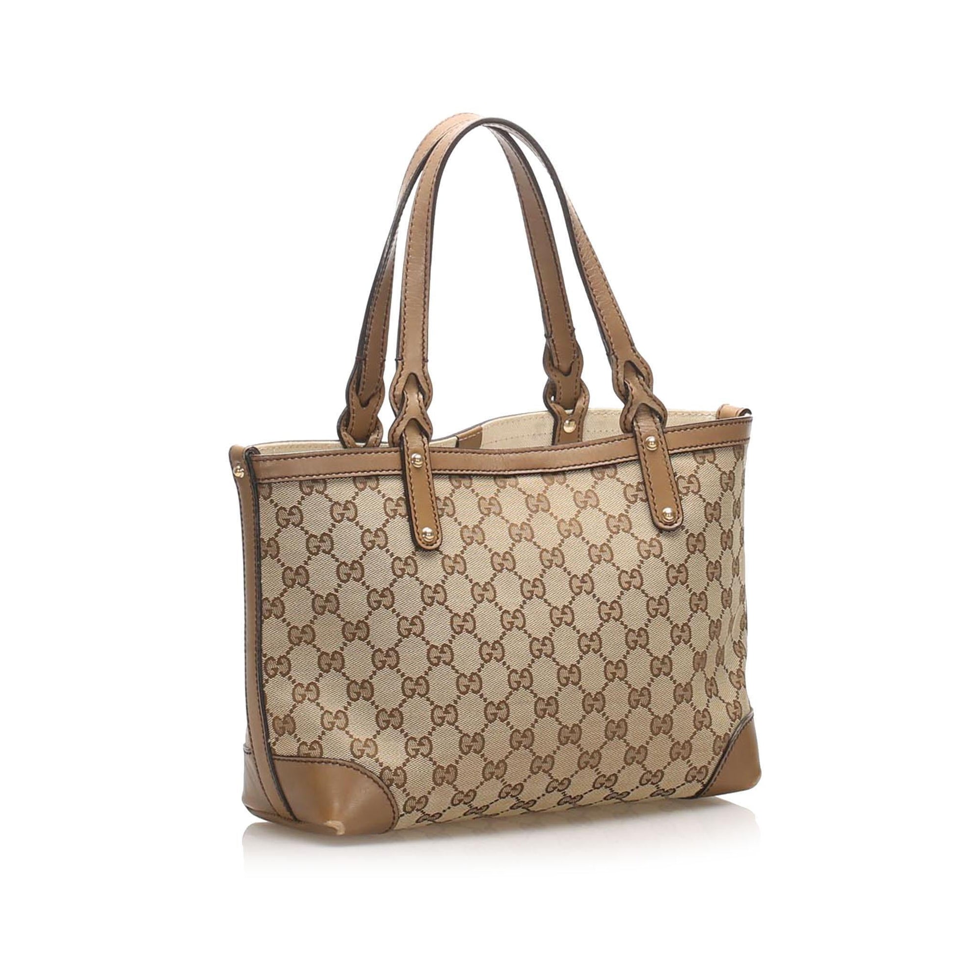Gucci Canvas Monogram Tote Style 152