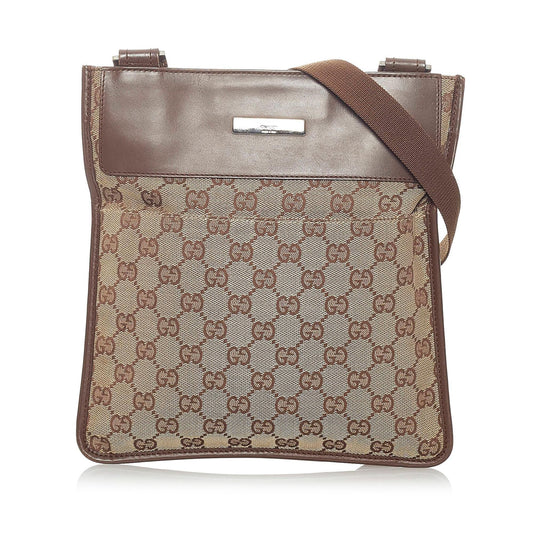 Gucci GG Canvas Crossbody Bag (SHG-32827)