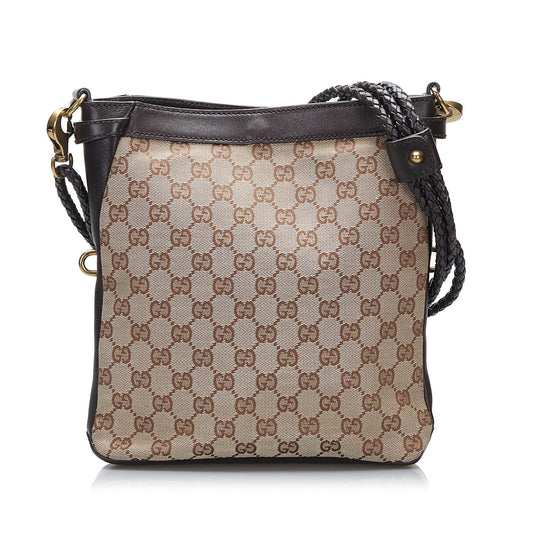 Gucci GG Canvas Crossbody Bag (SHG-opFXVL)