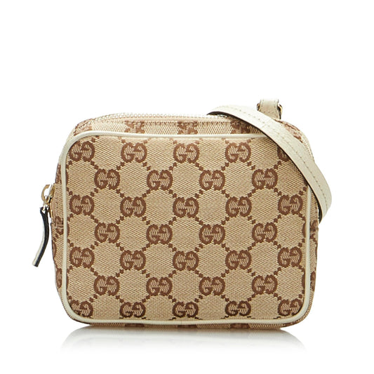 Gucci GG Canvas Crossbody (SHG-RefS1k)