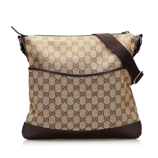 Gucci GG Canvas Crossbody (SHG-hh43k8)