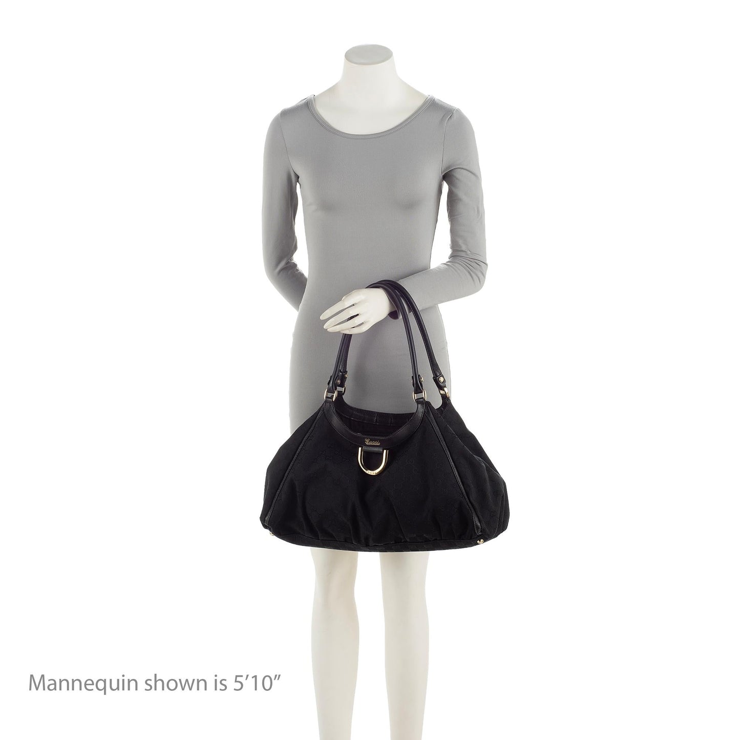 Gucci GG Canvas D Ring Large Hobo (SHF-dhCol9)