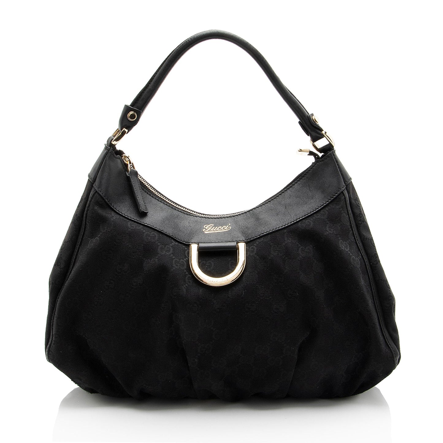 Gucci GG Canvas D Ring Medium Hobo