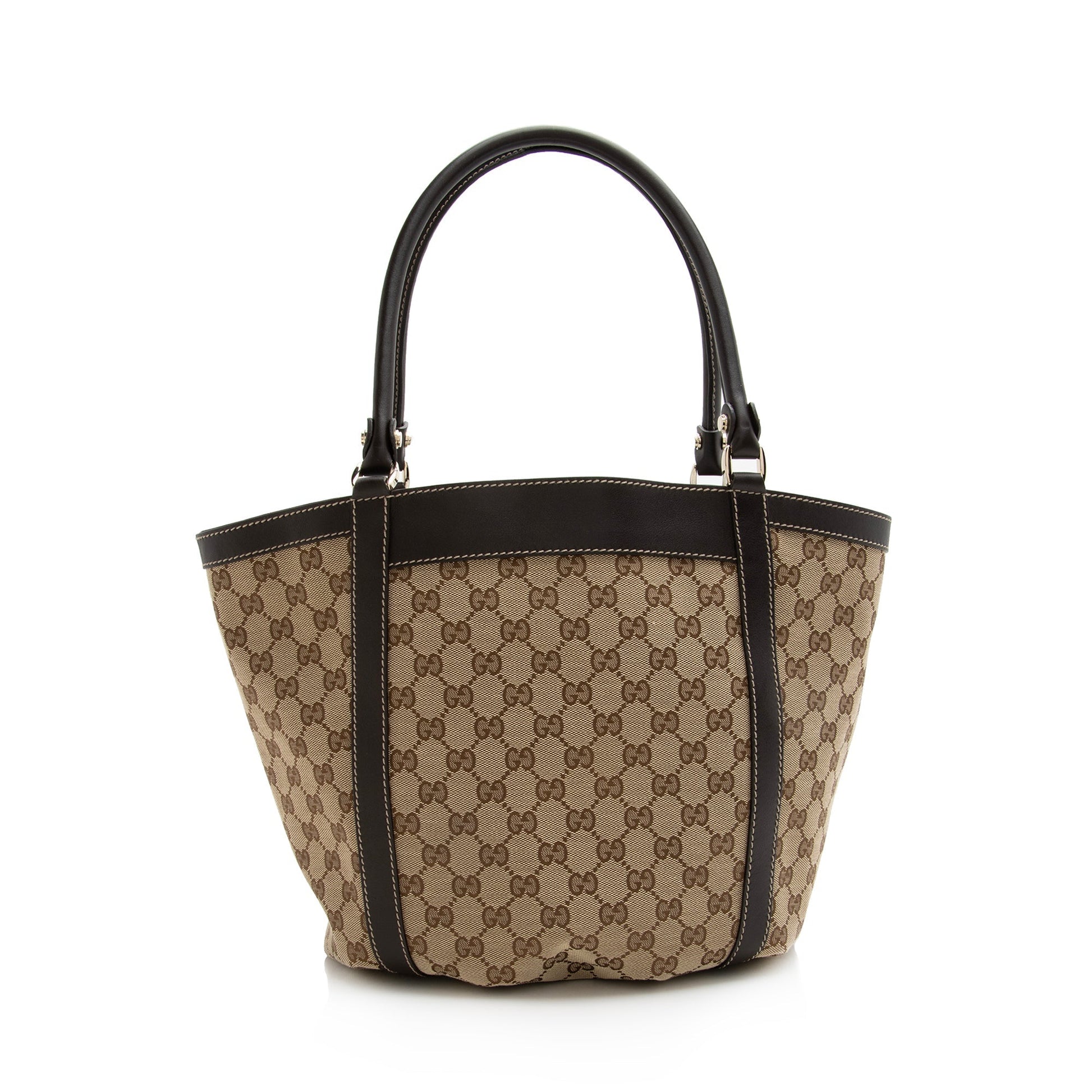 Gucci GG Canvas D Ring Medium Tote (SHF-22442)