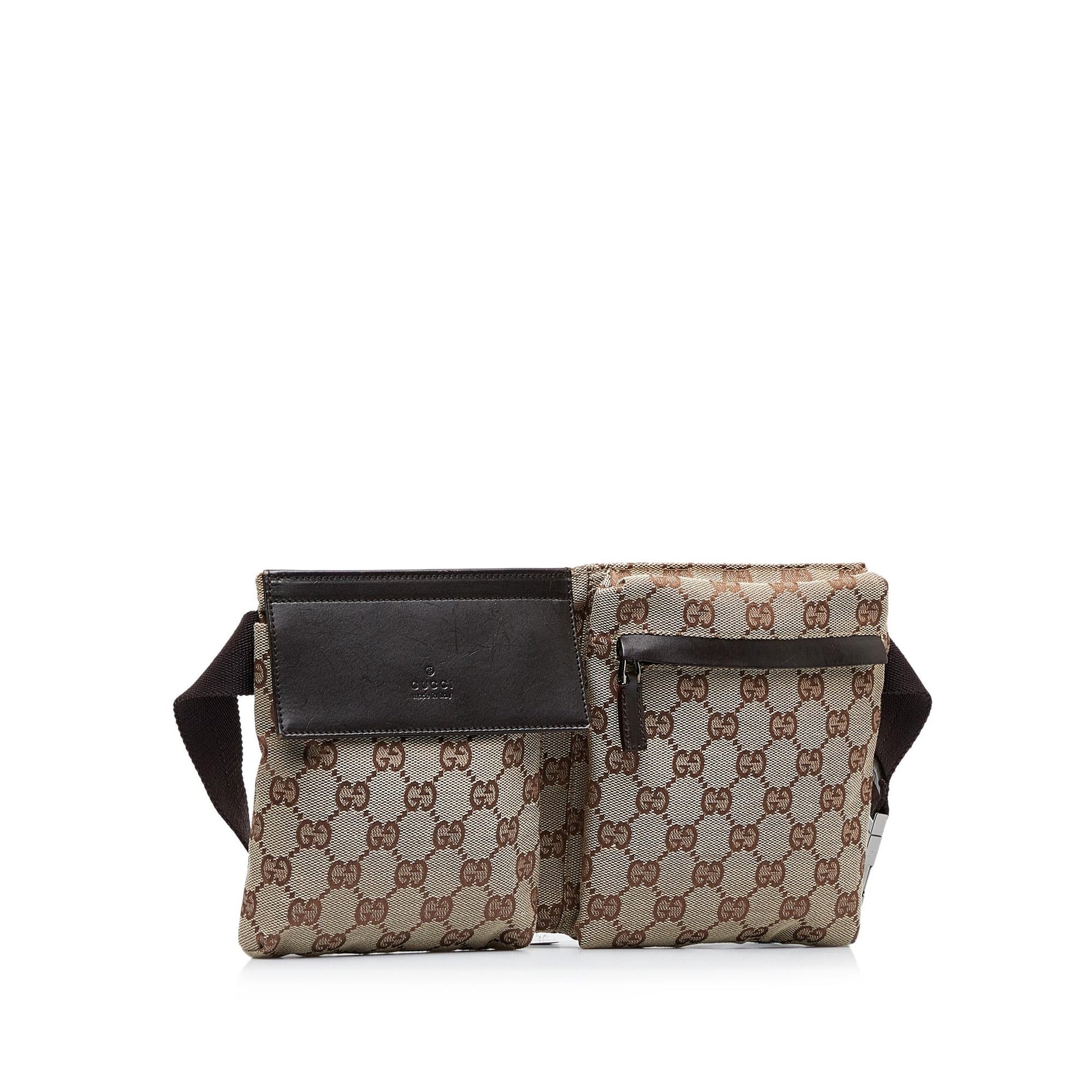 Gucci Canvas Shoulder Bag