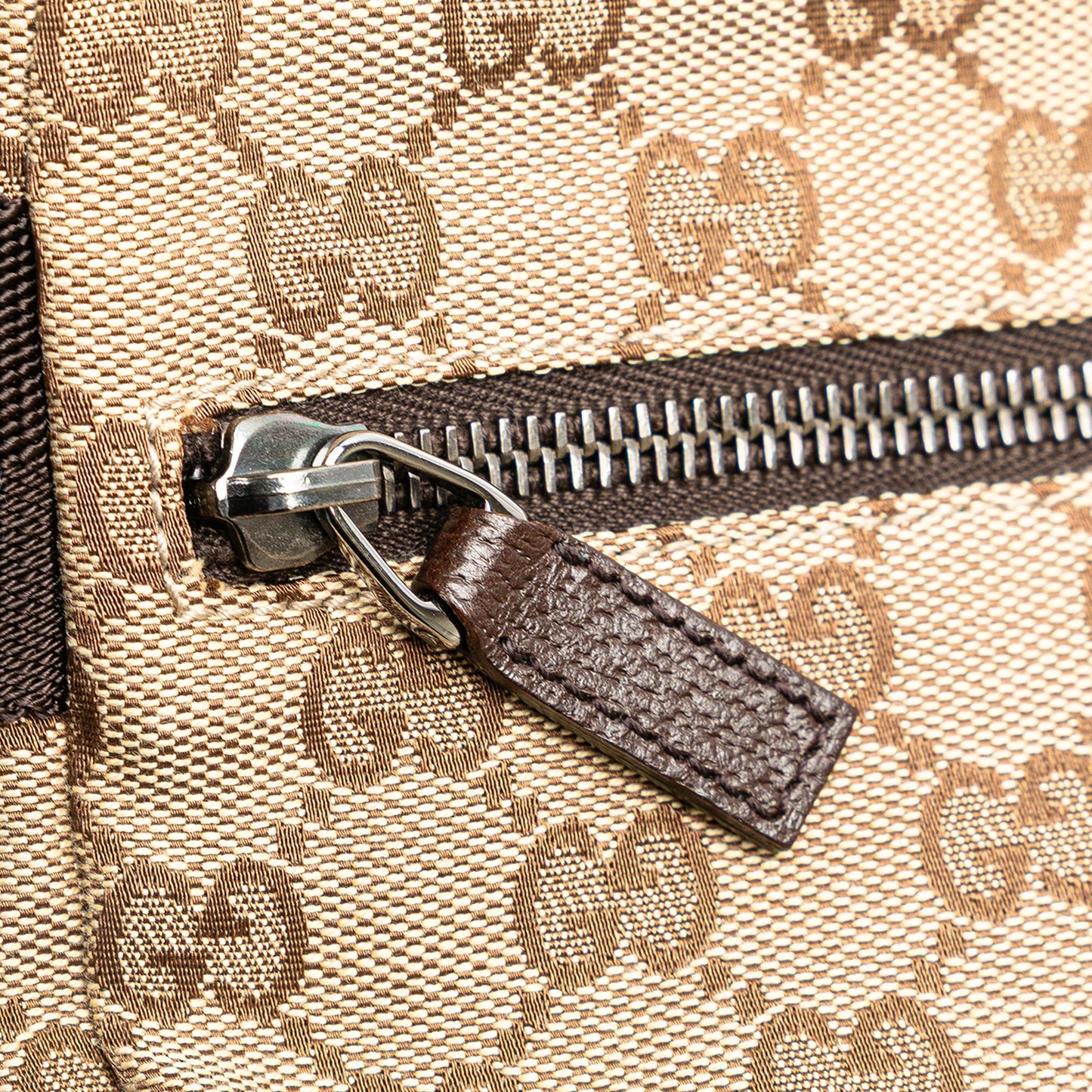 Gucci GG Canvas Double Pocket Belt Bag