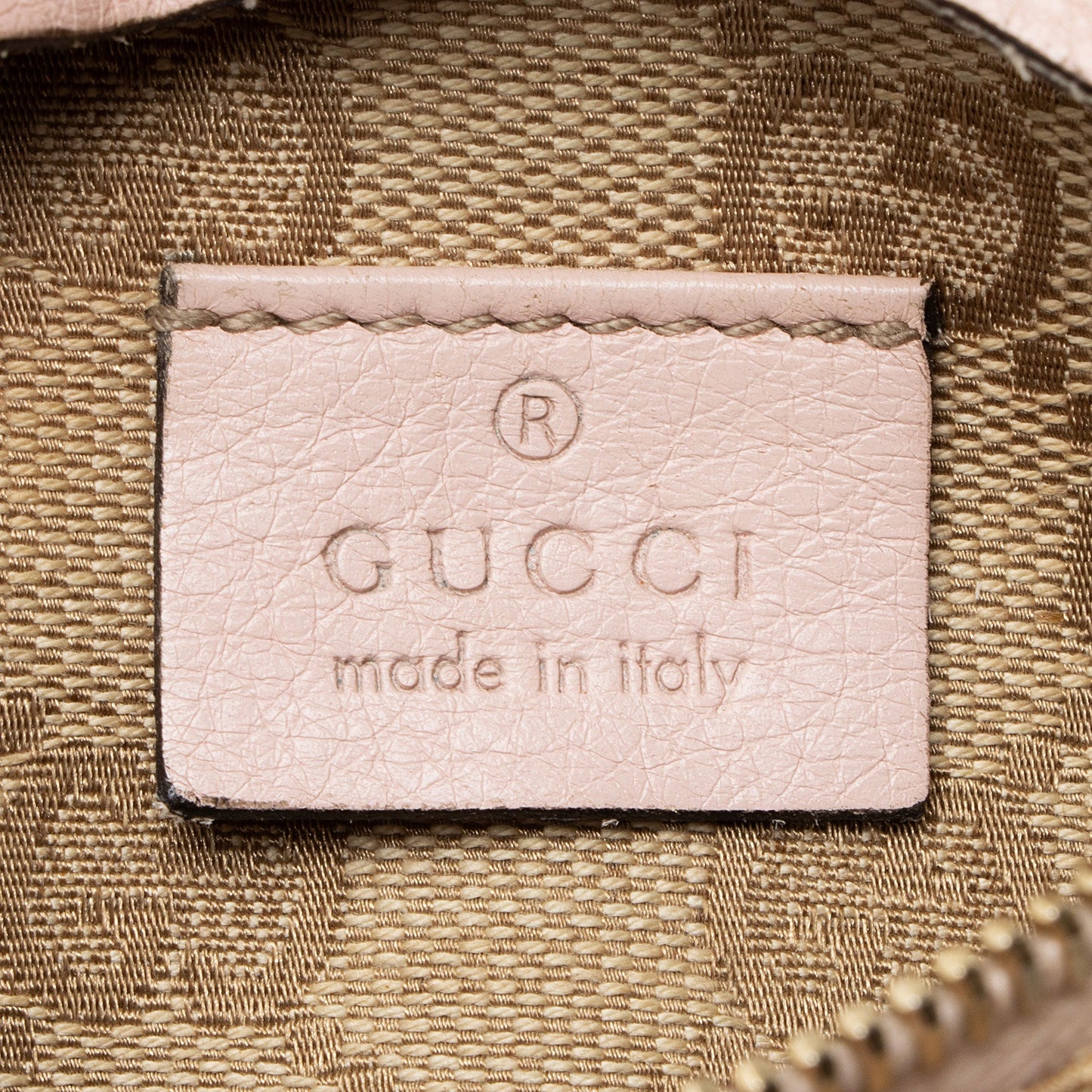 Gucci GG Canvas Double Pocket Belt Bag