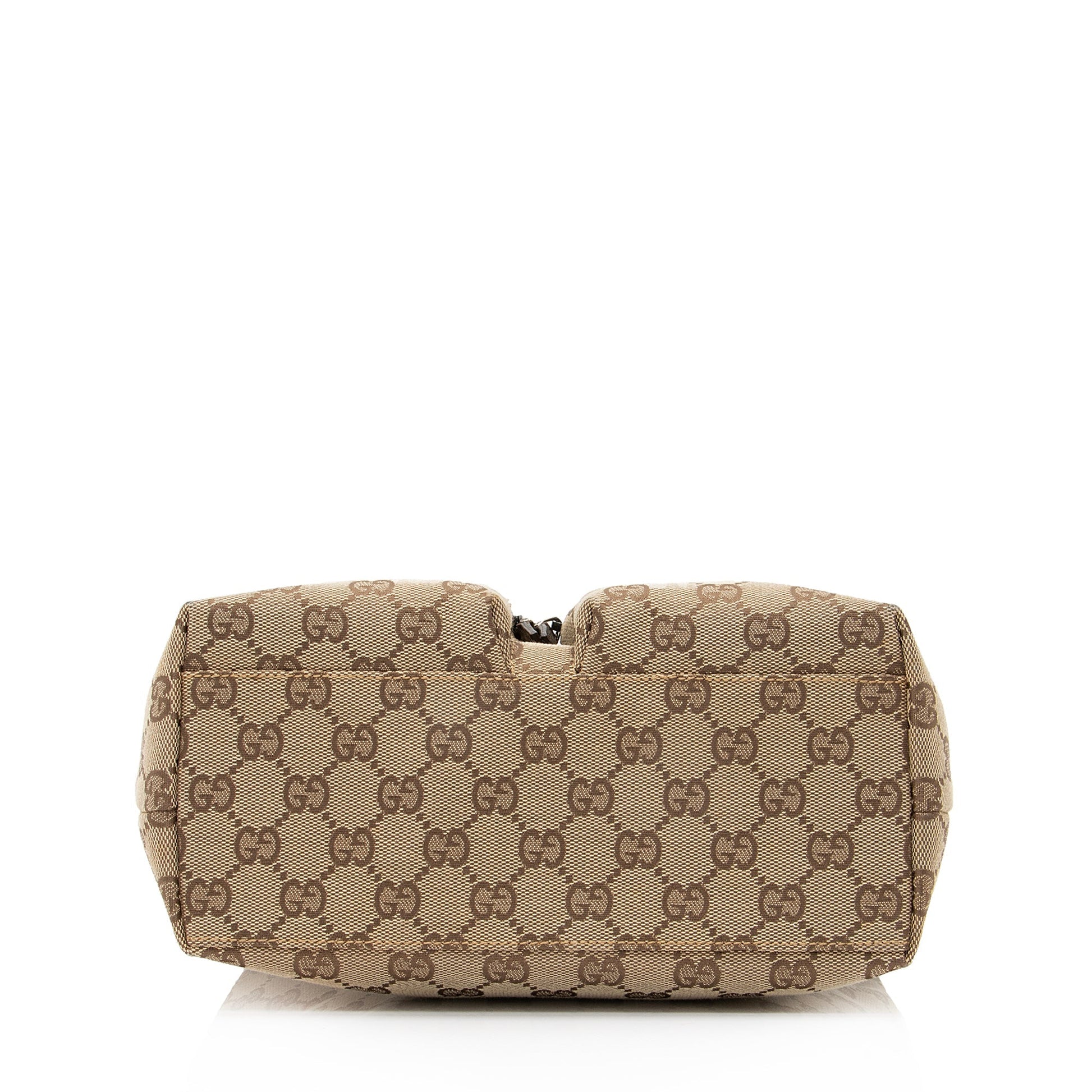 Gucci GG Canvas Double Pocket Tote (SHF-23270)