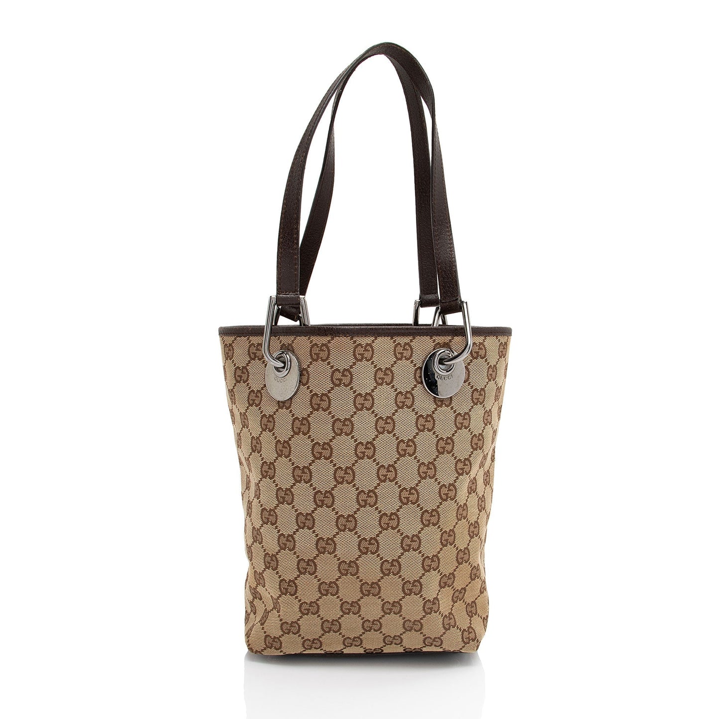 Gucci Leather Canvas Tote