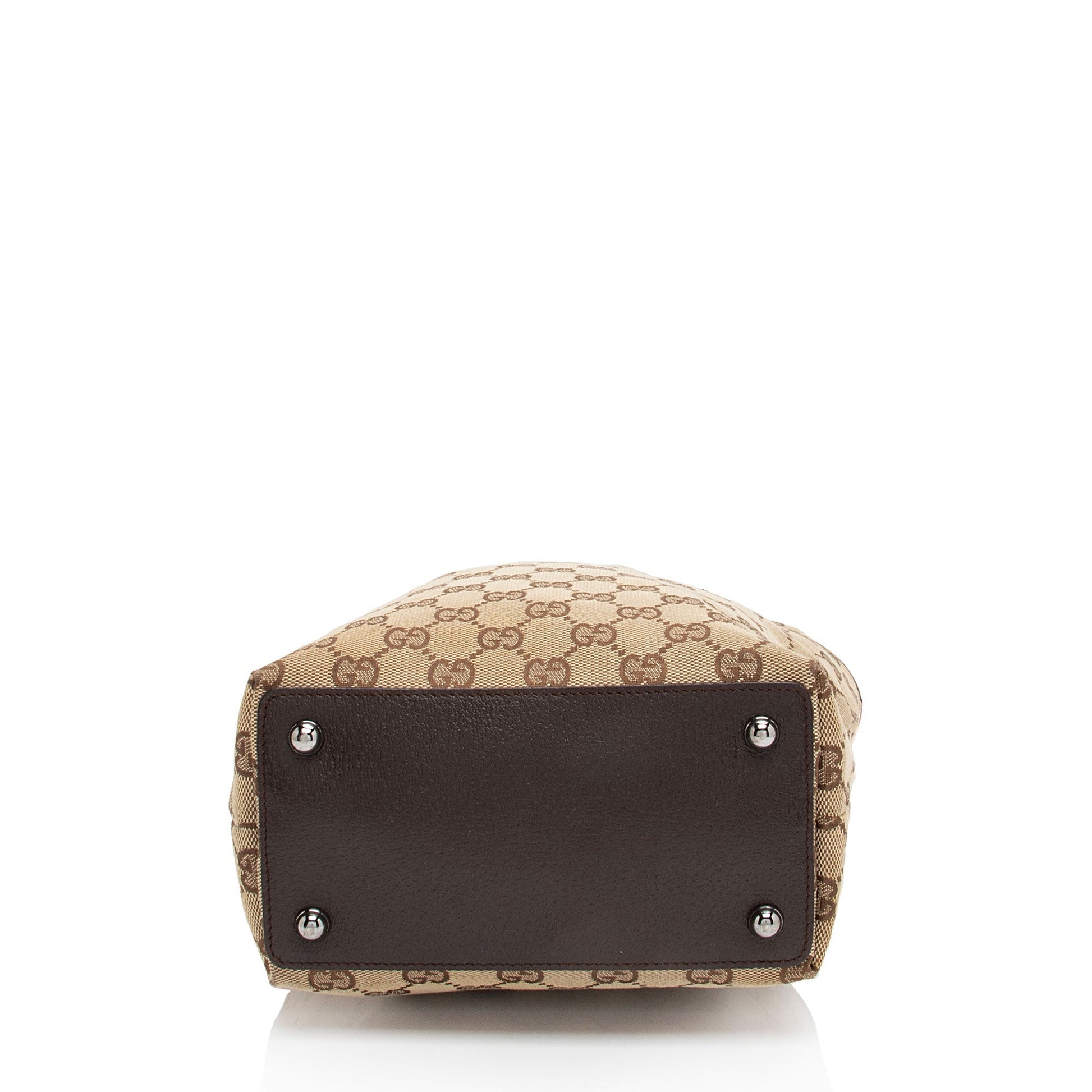 Gucci Leather Canvas Tote