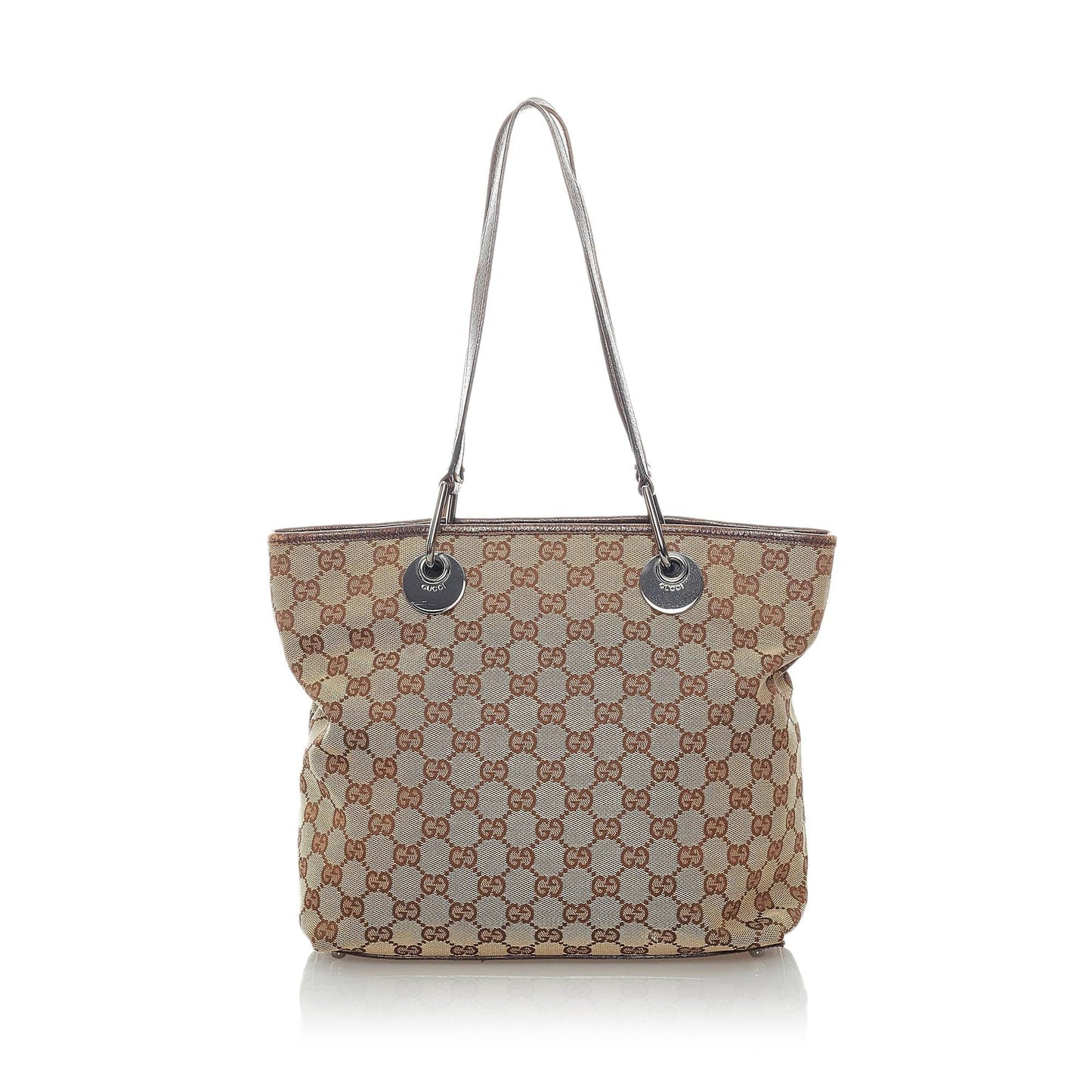 Gucci GG Canvas Eclipse Shoulder Bag (SHG-32066)