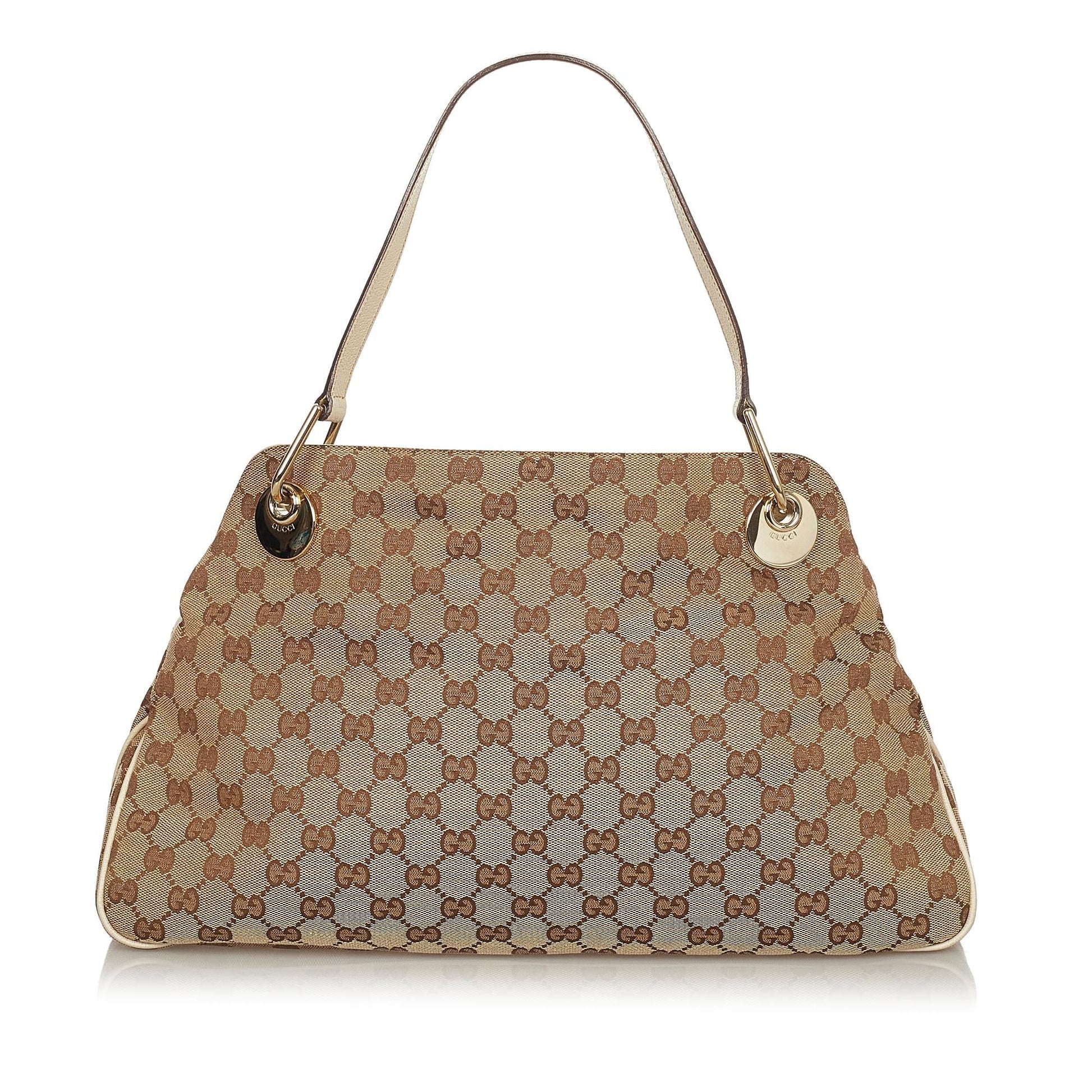 Gucci GG Canvas Eclipse Shoulder Bag (SHG-34061)