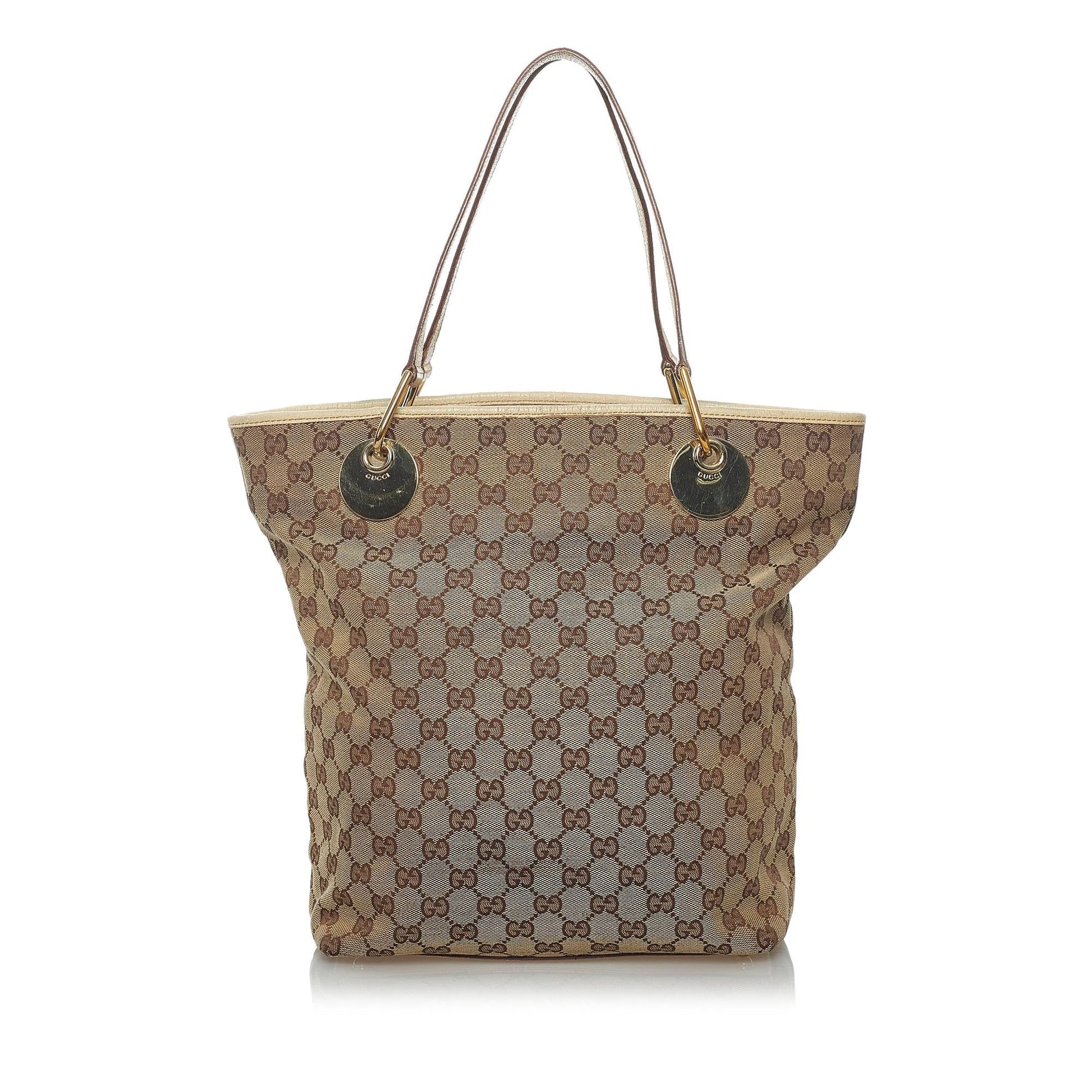 Gucci GG Canvas Eclipse Tote Bag (SHG-33763)