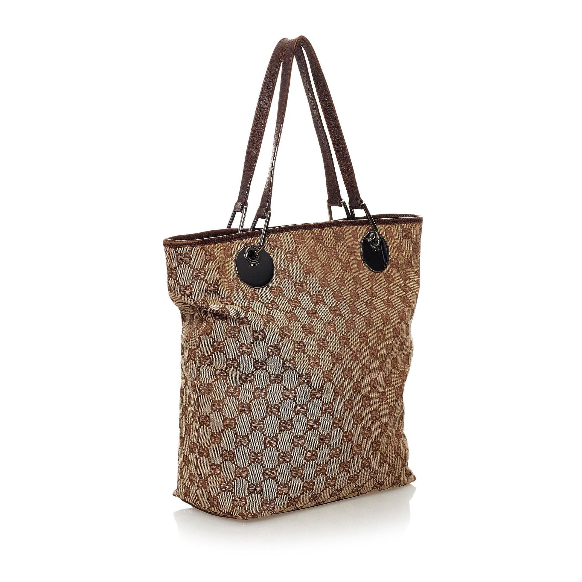 Gucci GG Canvas Eclipse Tote Bag (SHG-34151)
