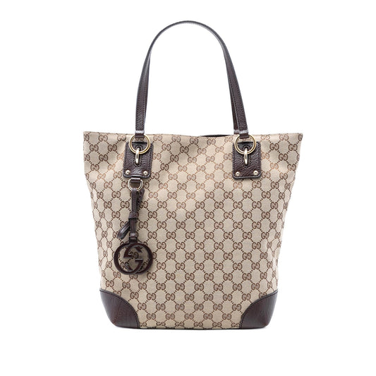 Gucci GG Canvas GG Charm Tote