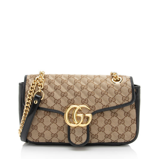 Gucci Leather Canvas Crossbody