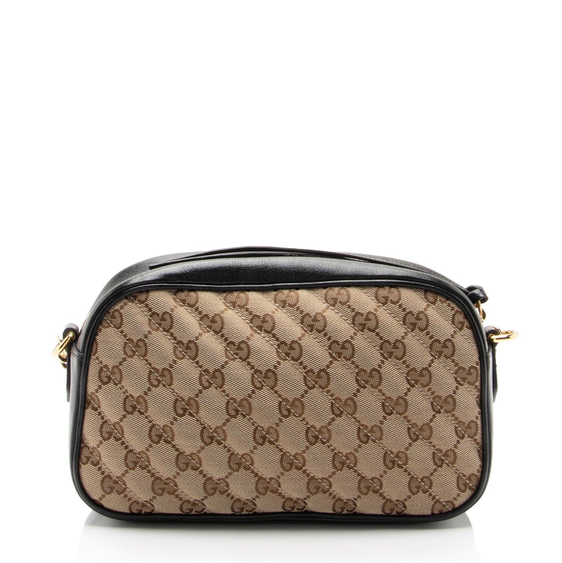 Gucci Leather Canvas Crossbody