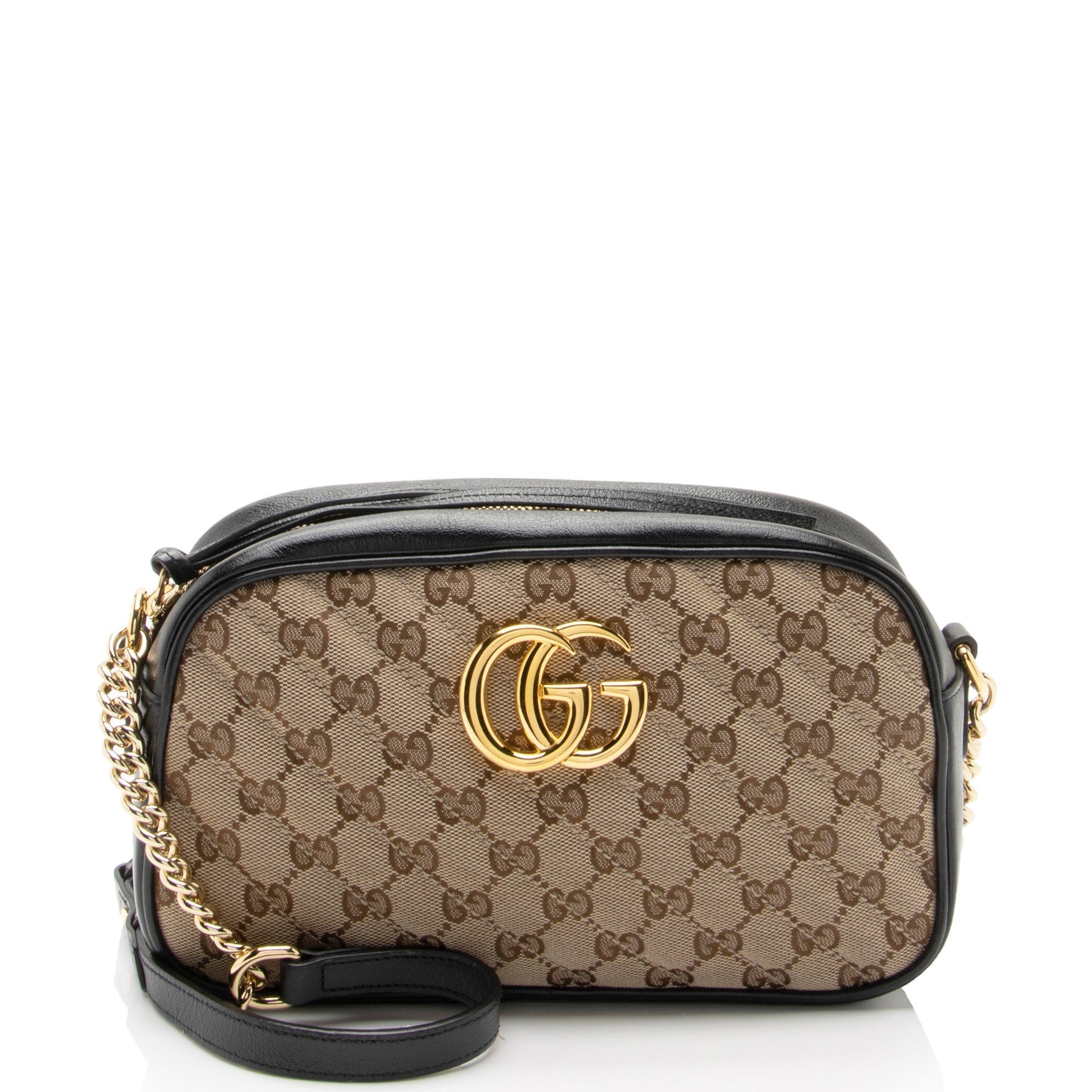 Gucci Leather Canvas Crossbody