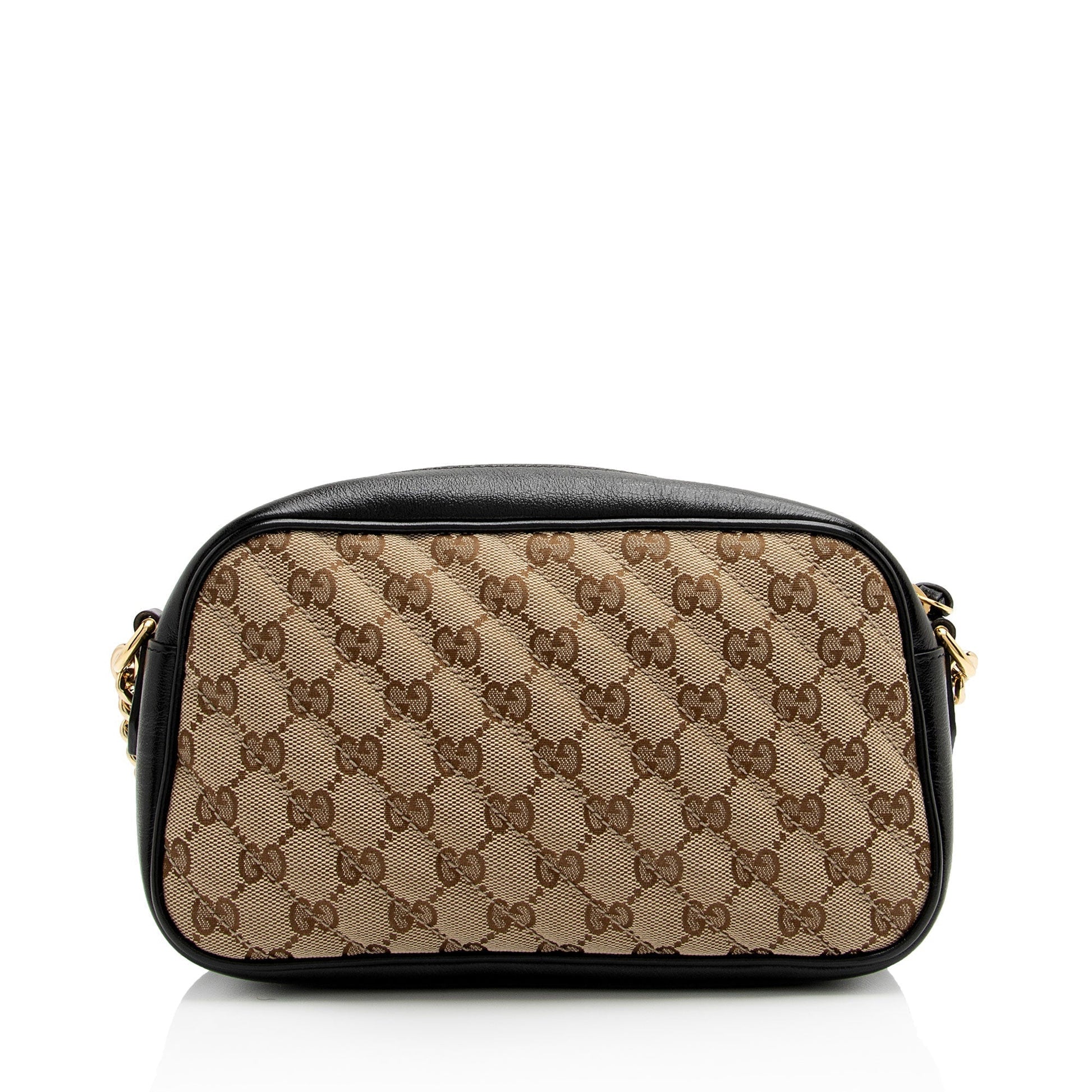 Gucci Leather Canvas Crossbody
