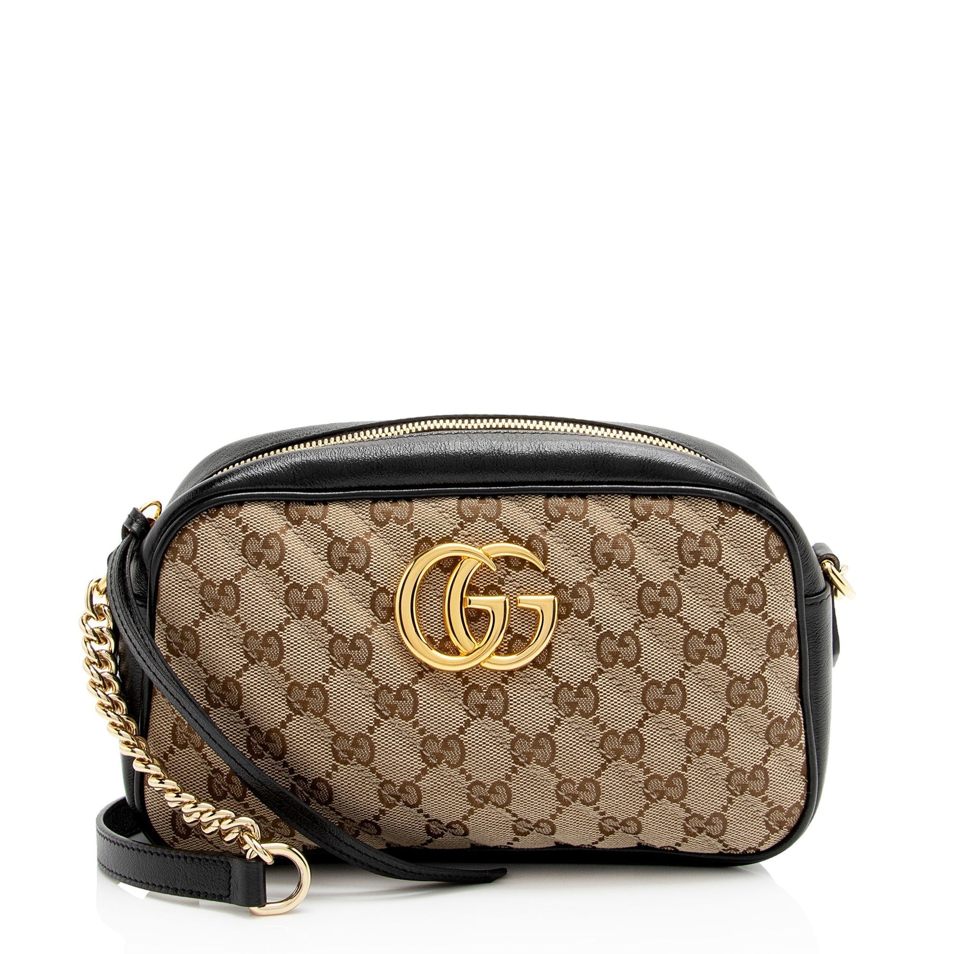 Gucci Leather Canvas Crossbody