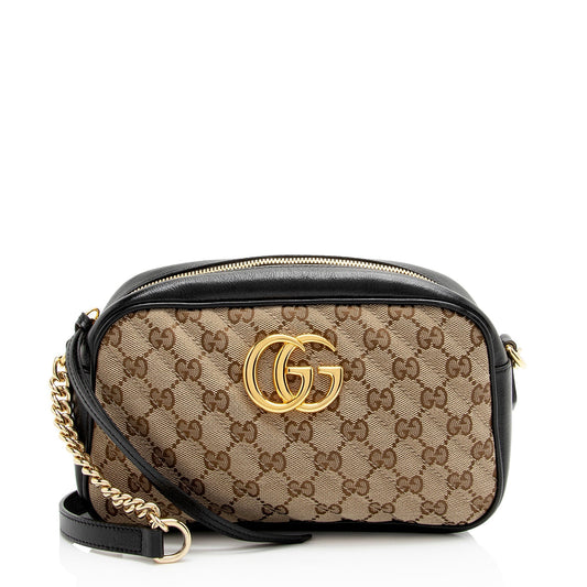 Gucci Leather Canvas Crossbody