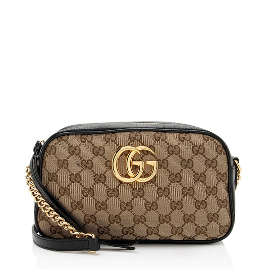 Gucci Leather Canvas Crossbody
