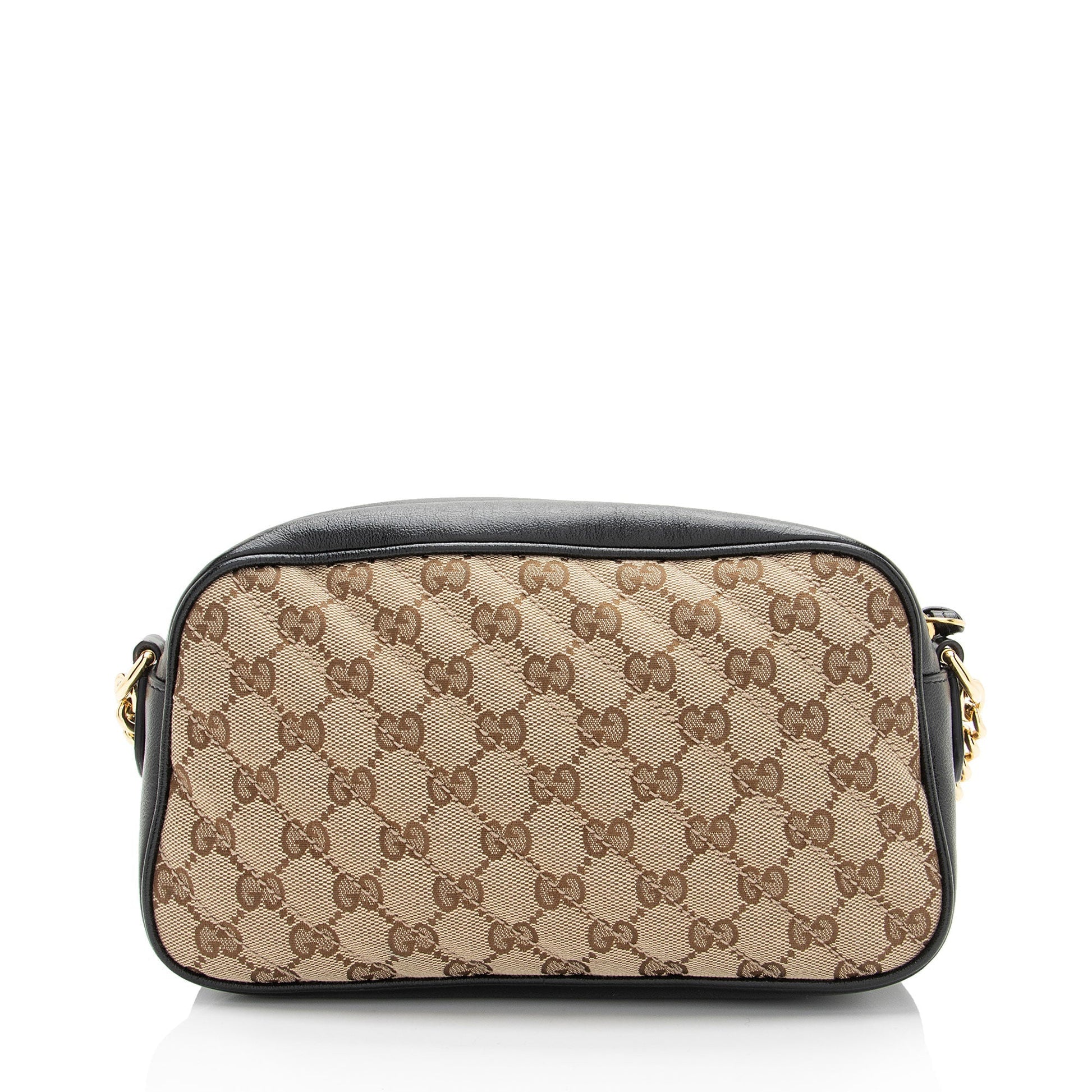 Gucci GG Canvas GG Marmont Small Shoulder Bag (SHF-vFaifH)