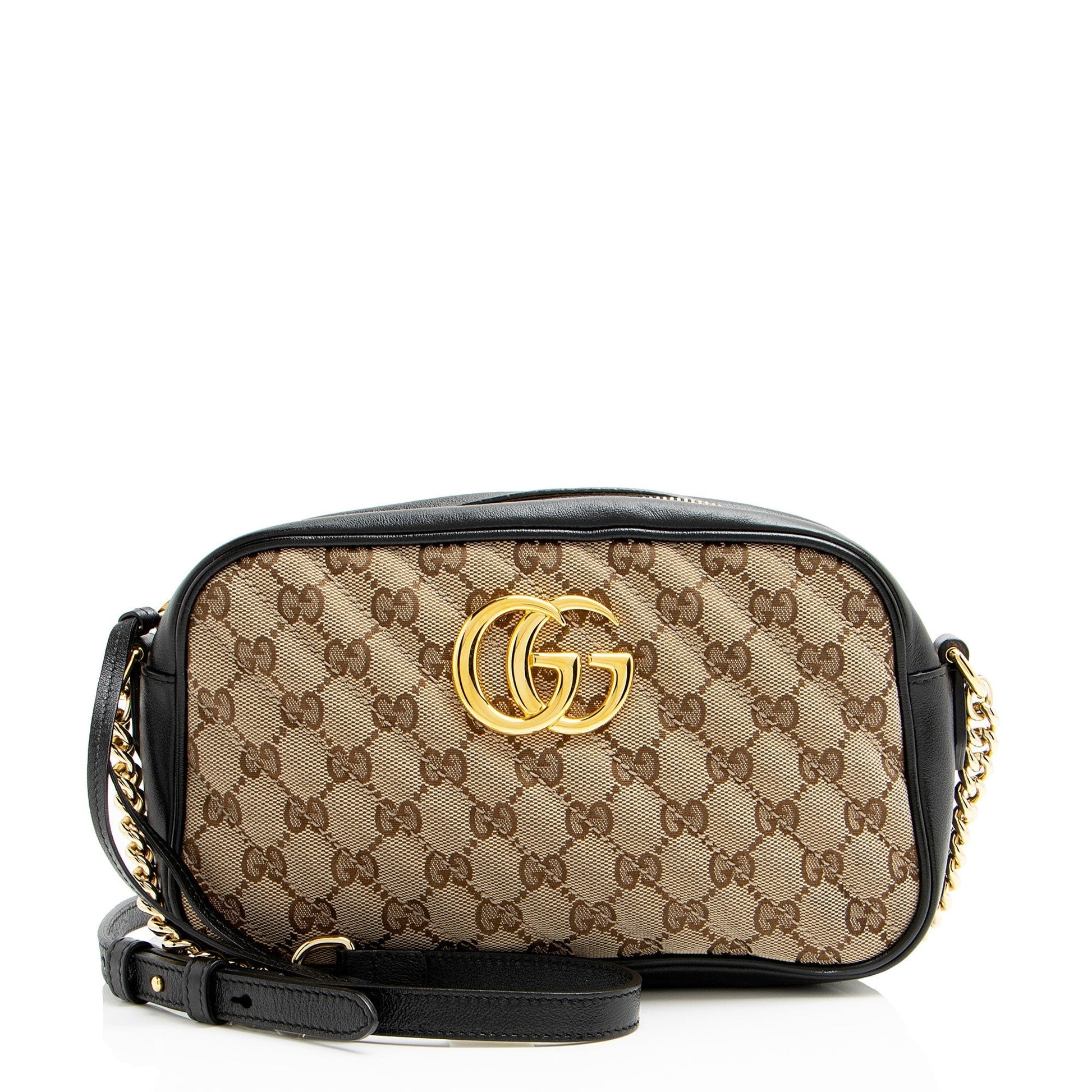Gucci Leather Canvas Crossbody