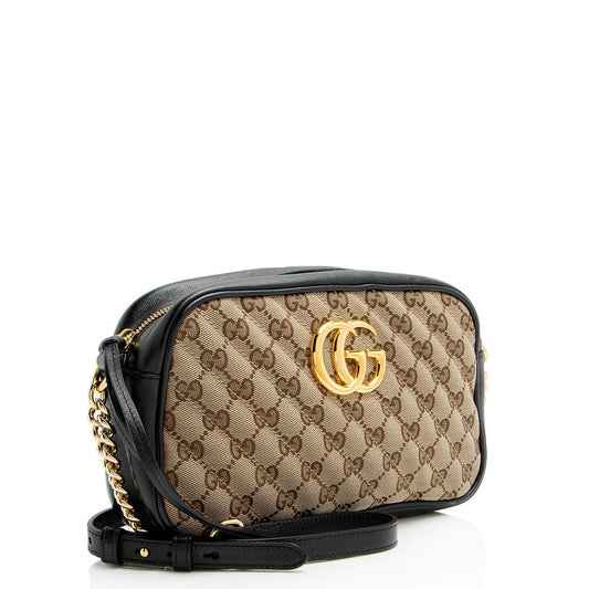 Gucci Leather Canvas Crossbody
