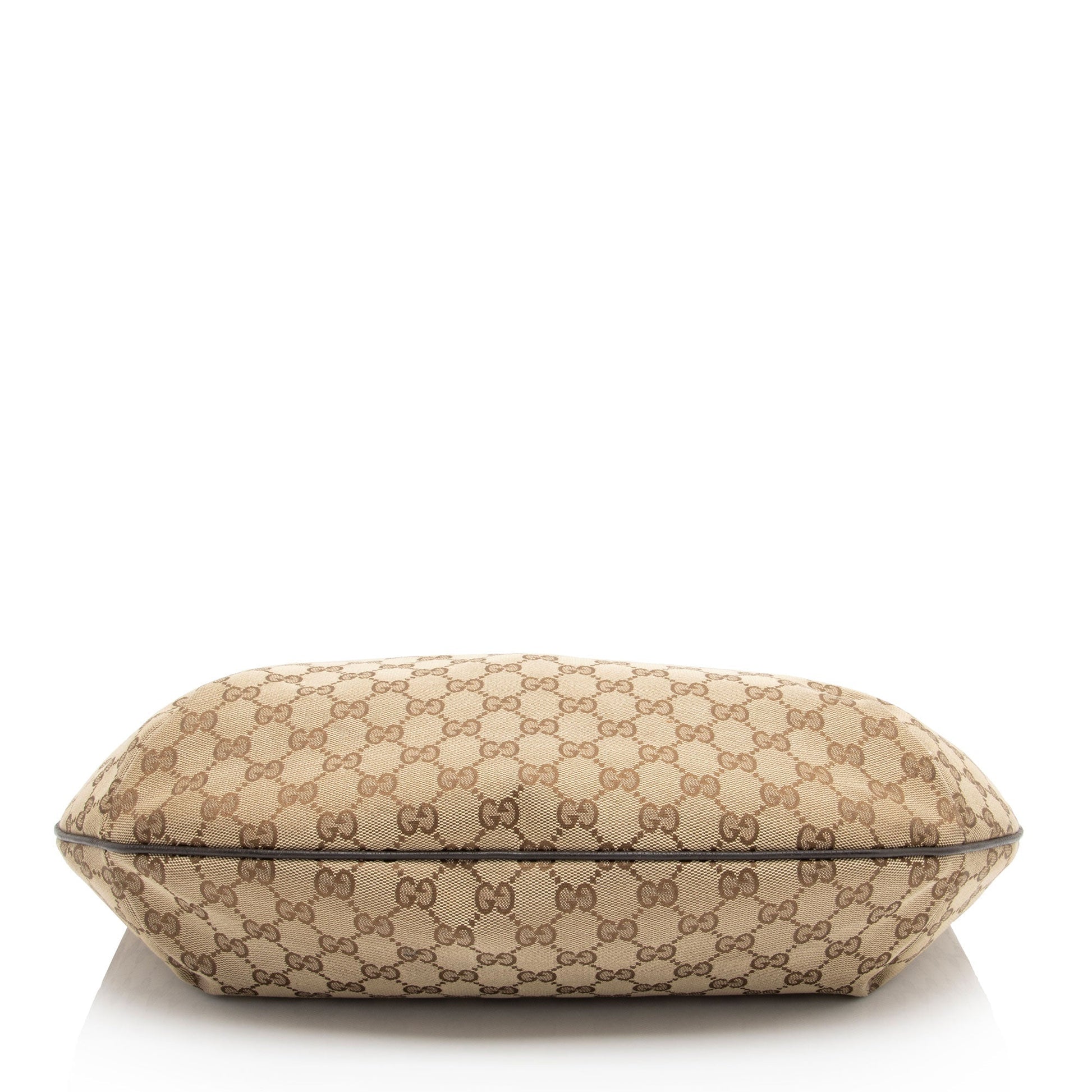 Gucci Nylon Leather Canvas Shoulder Bag