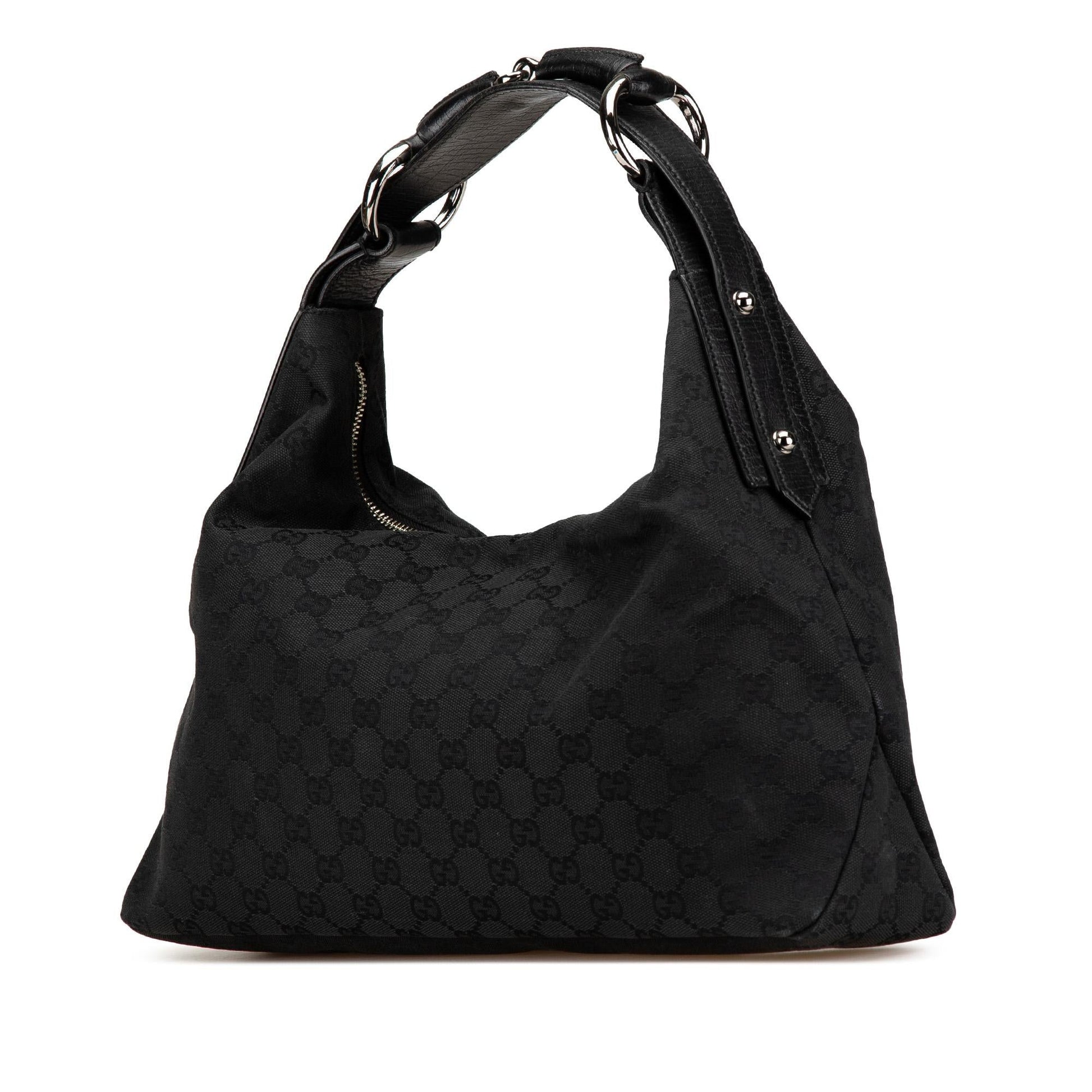 Gucci GG Canvas Horsebit Hobo