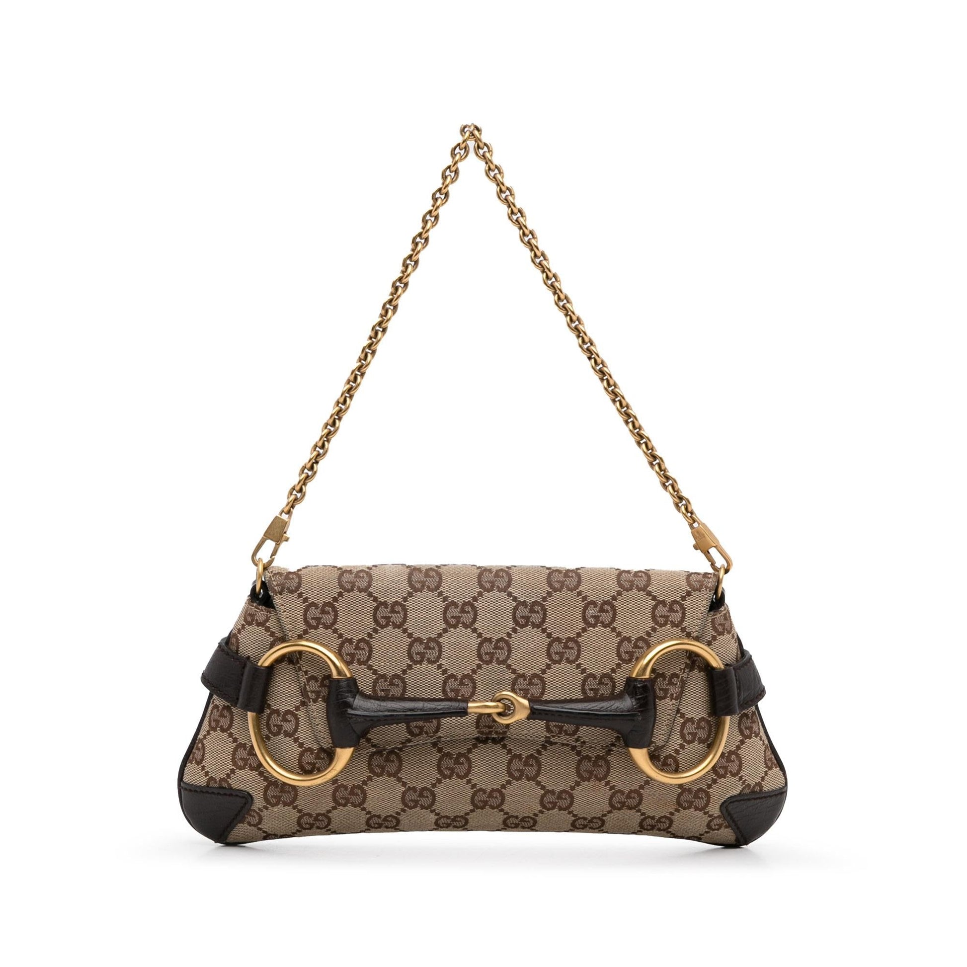 Gucci Canvas Shoulder Bag