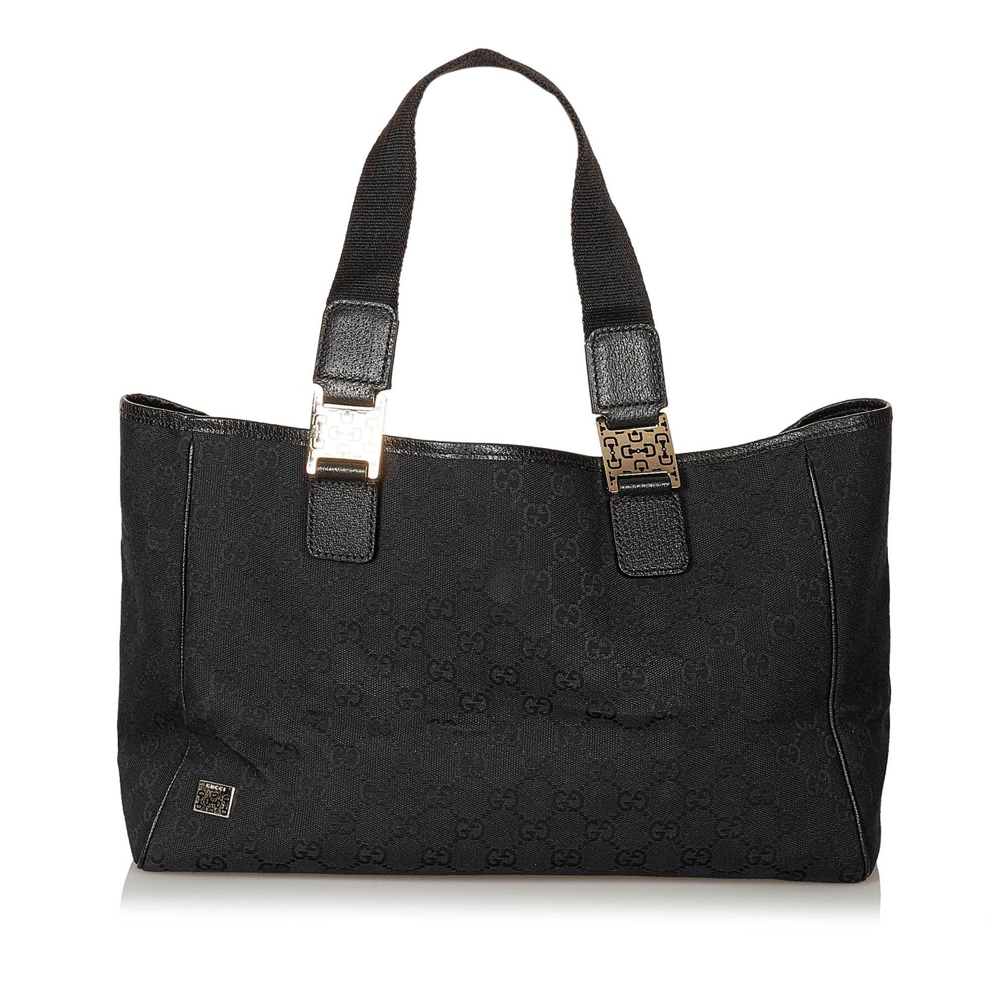 Gucci GG Canvas Horsebit Tote Bag (SHG-31976)