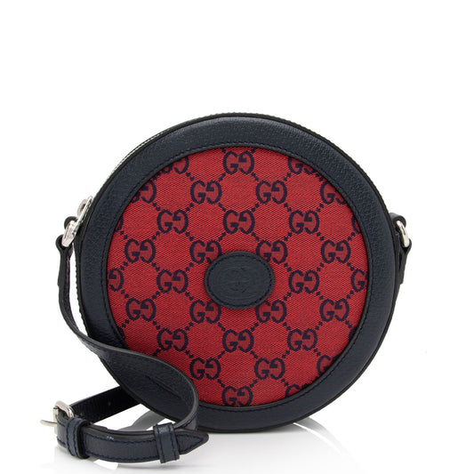 Gucci Leather Canvas Crossbody