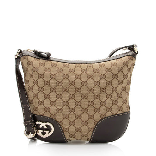 Gucci Leather Canvas Crossbody