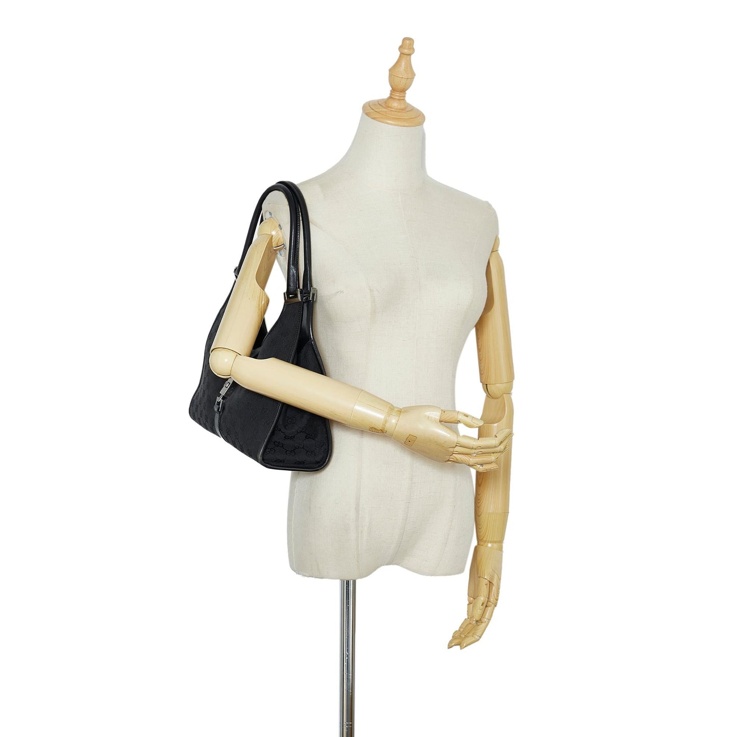 Gucci GG Canvas Jackie Bardot (SHG-EeJrV5)
