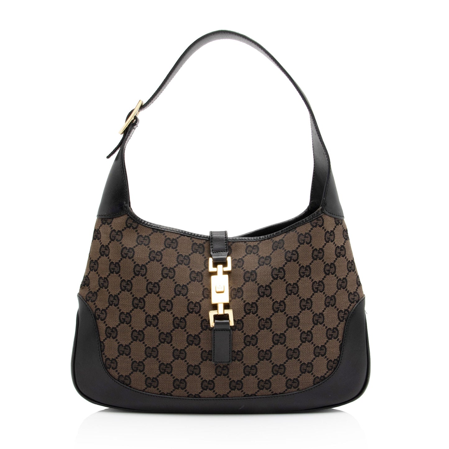 Gucci GG Canvas Jackie Hobo (SHF-HRXvrR)