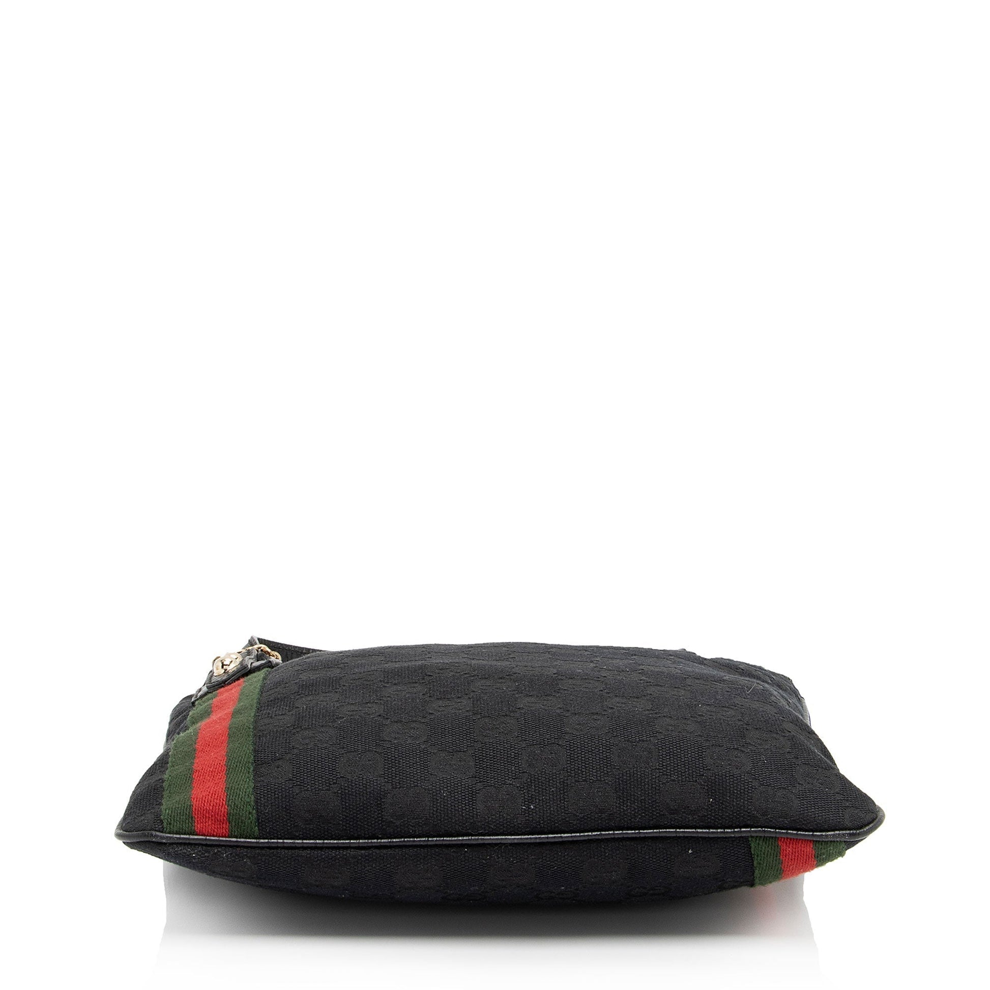 Gucci Leather Canvas Shoulder Bag