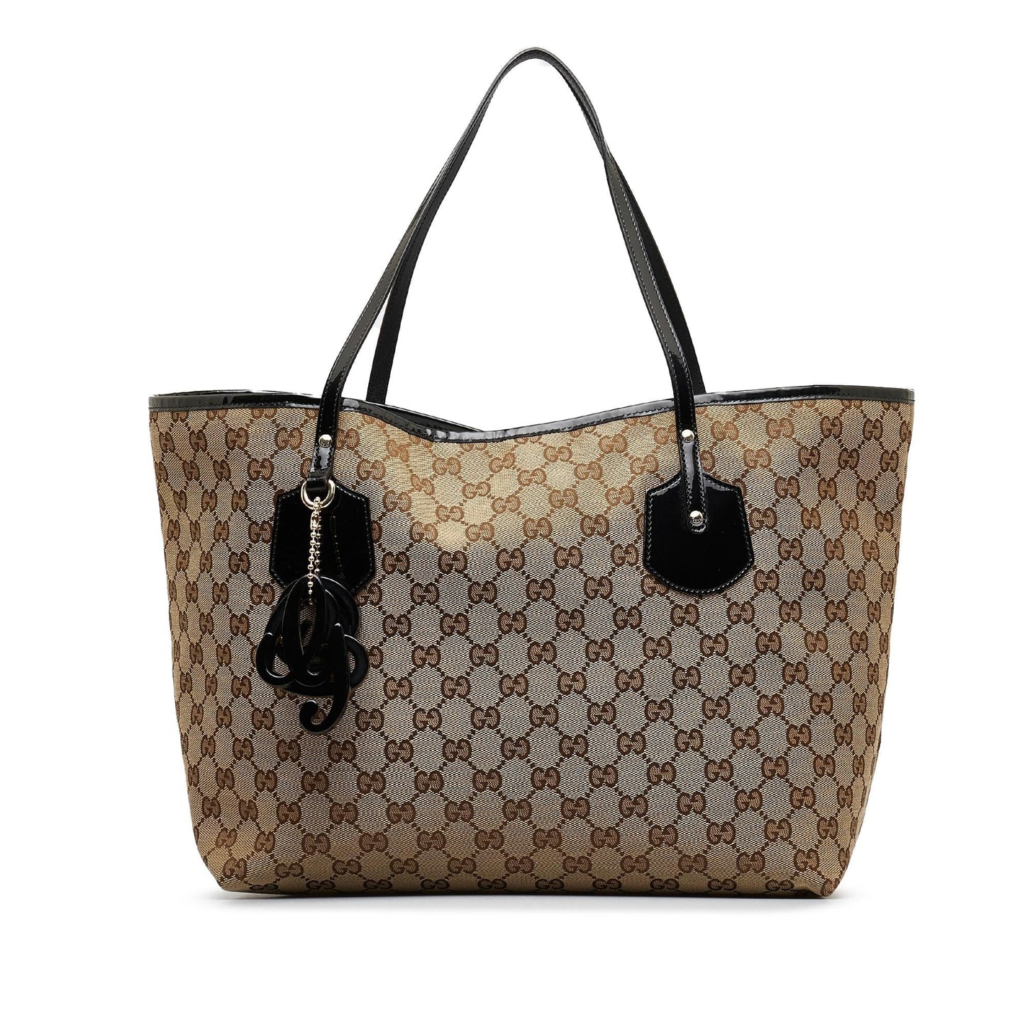 Gucci Leather Canvas Tote