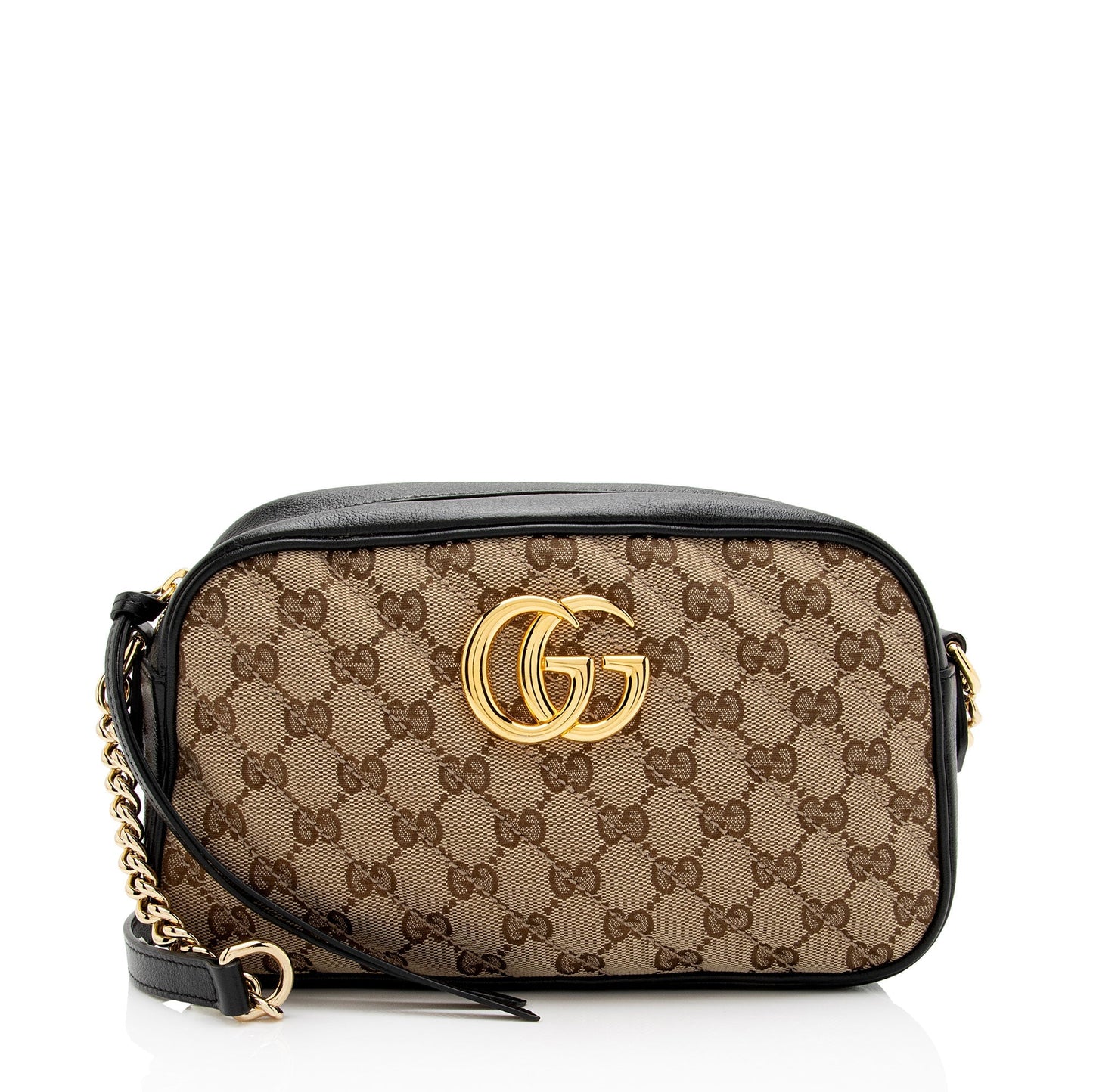 Gucci GG Canvas Marmont Small Shoulder Bag (SHF-WOBoDJ)