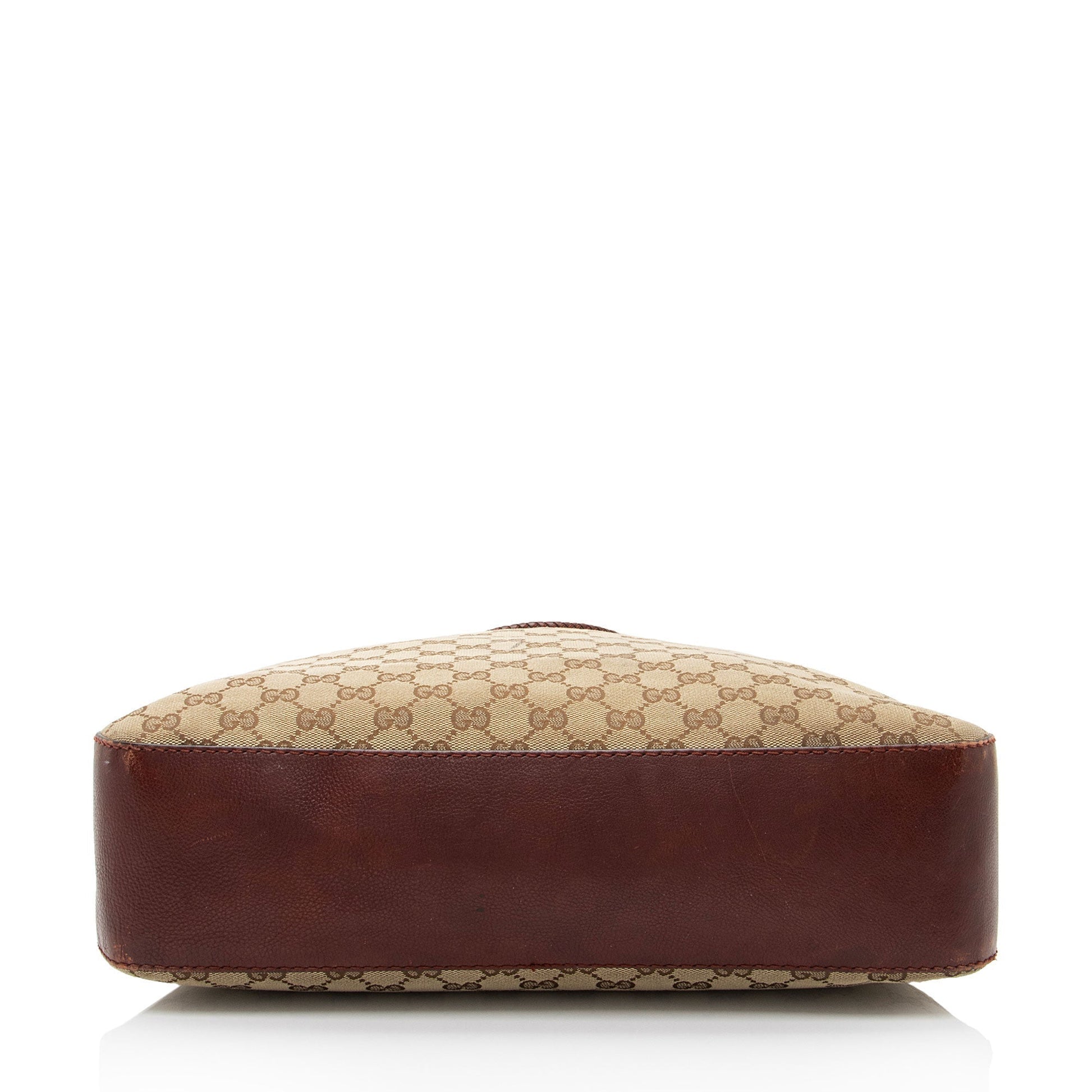 Gucci Leather Canvas Shoulder Bag