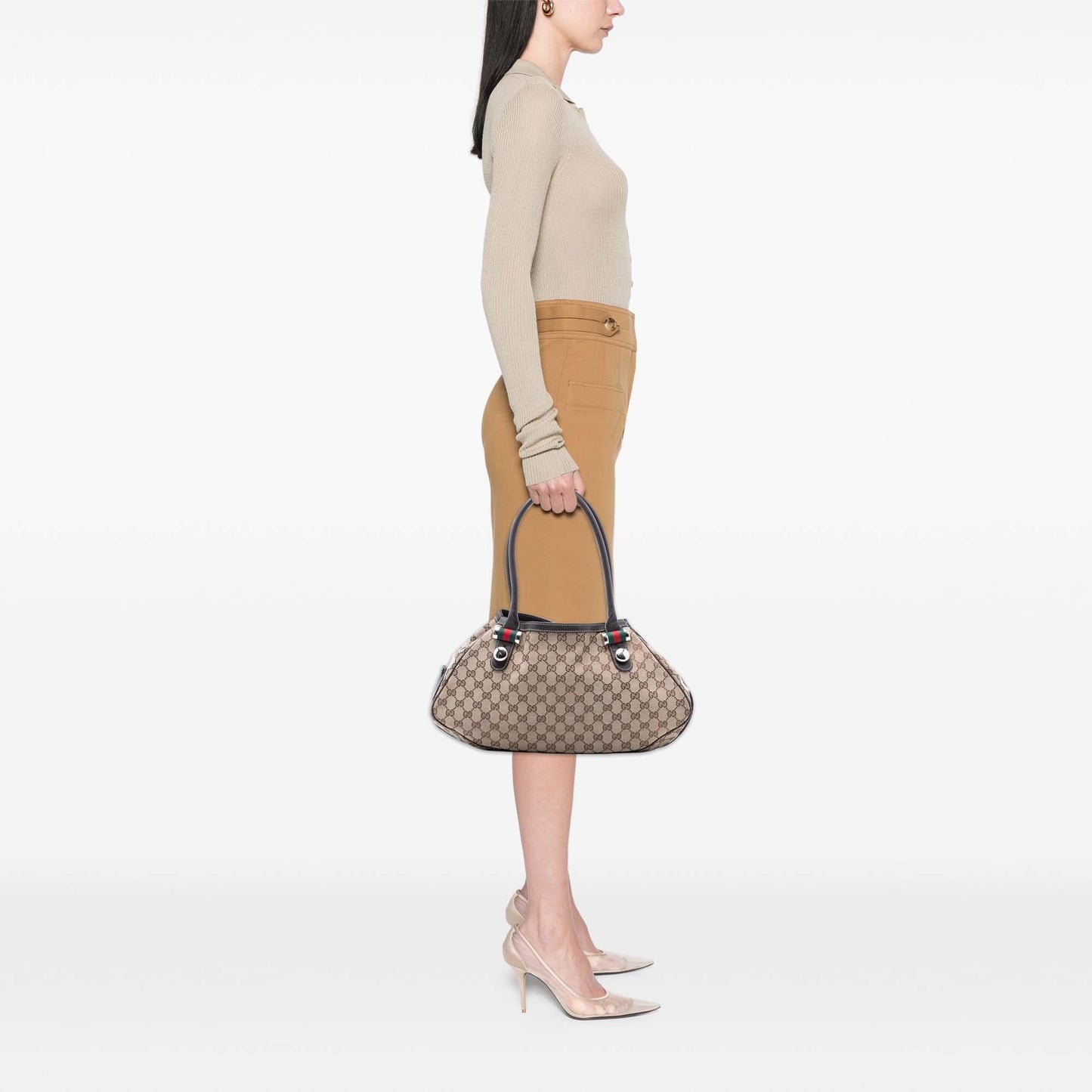 Gucci GG Canvas Match Ball Tote