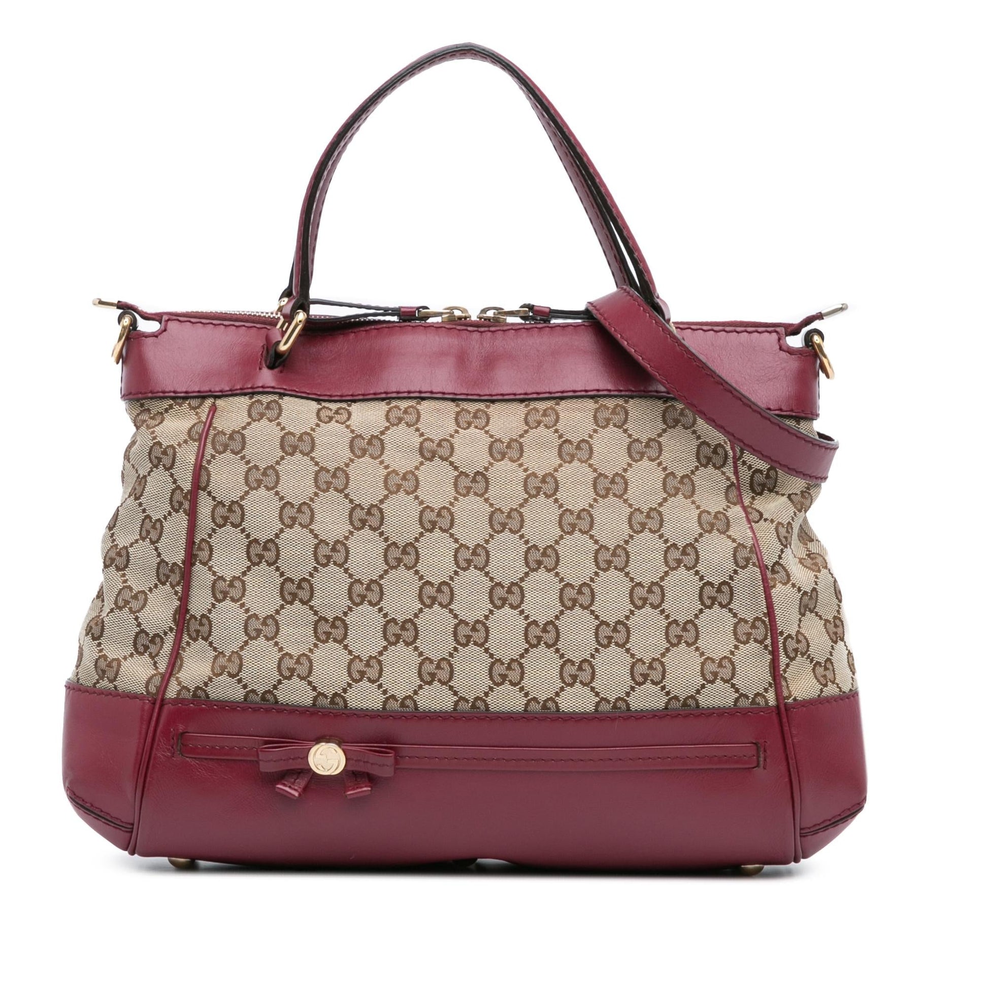 Gucci Canvas Shoulder Bag