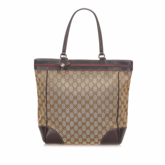 Gucci Canvas Monogram Tote Style 28