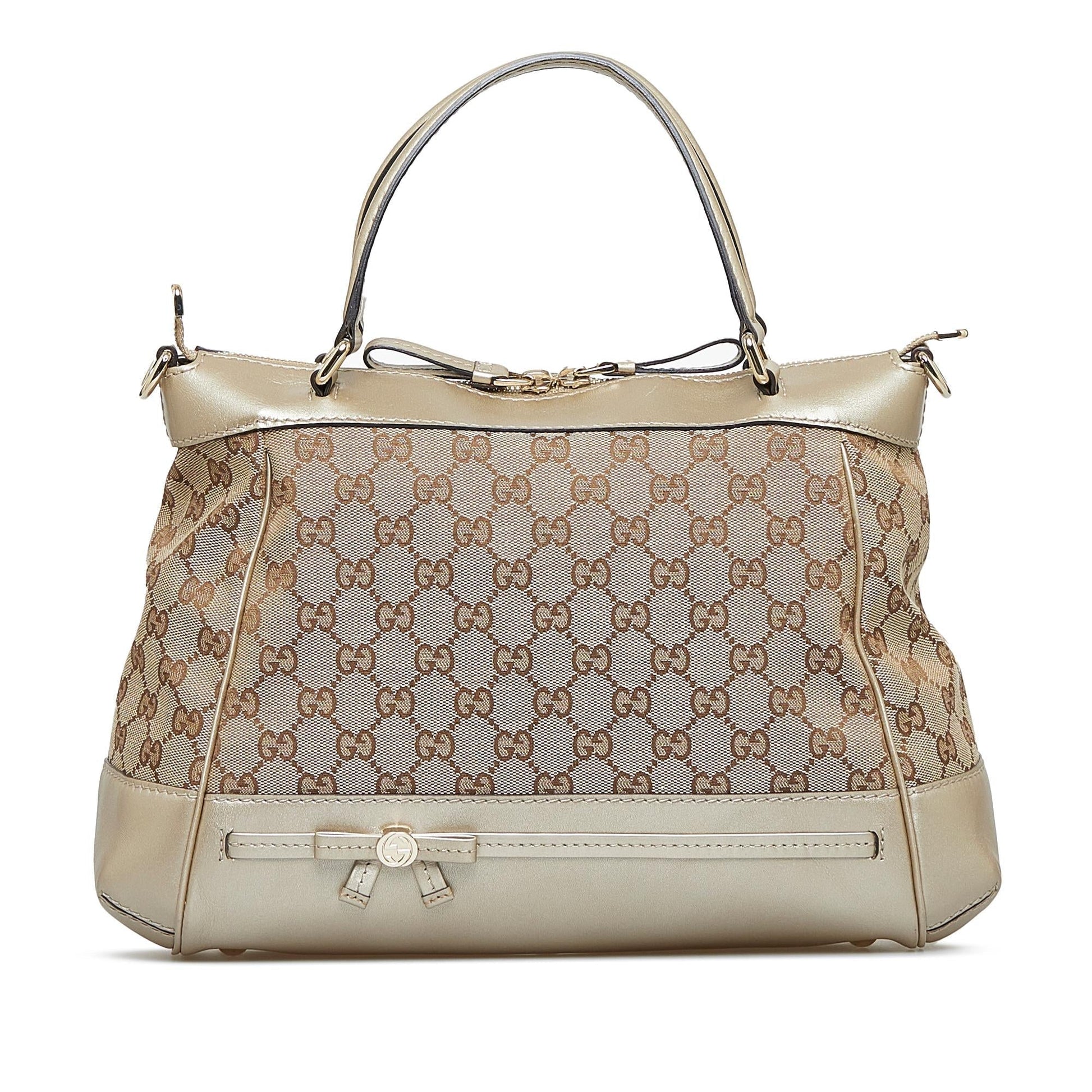Gucci Canvas Shoulder Bag