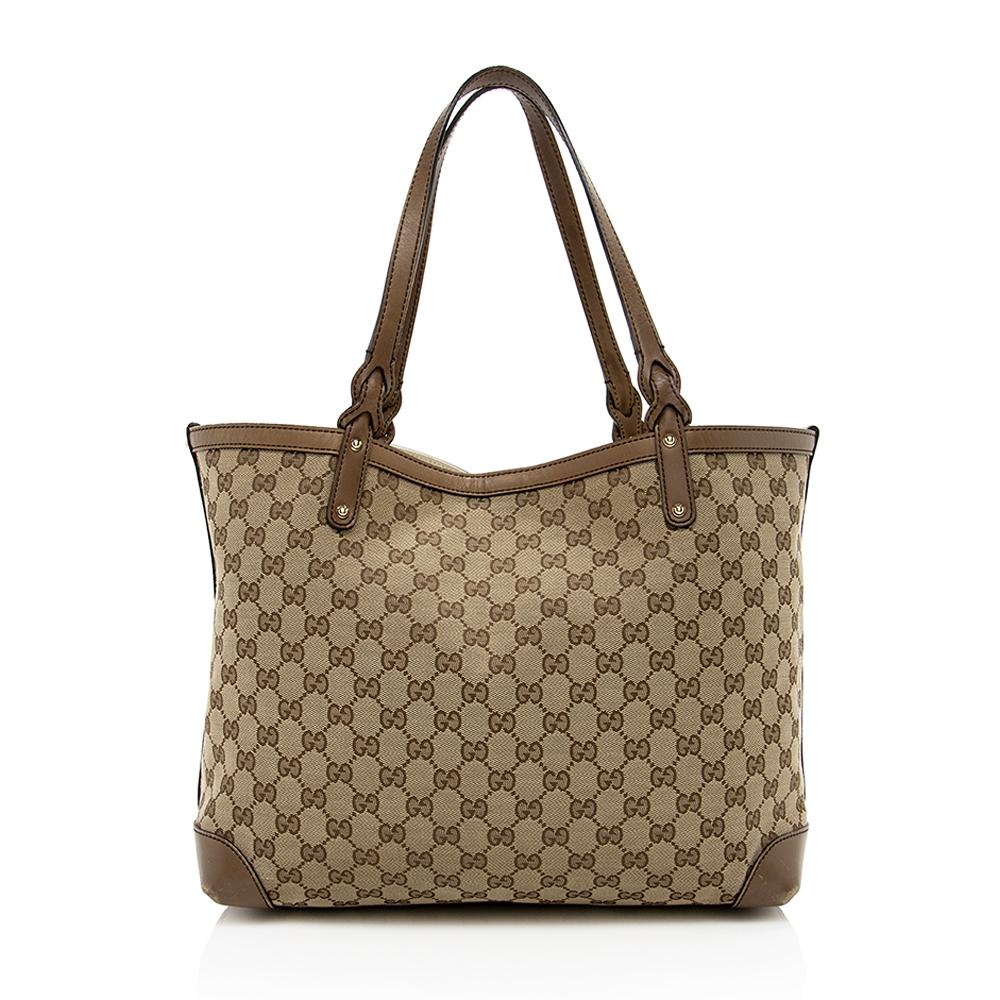 Gucci Canvas Monogram Tote Style 60